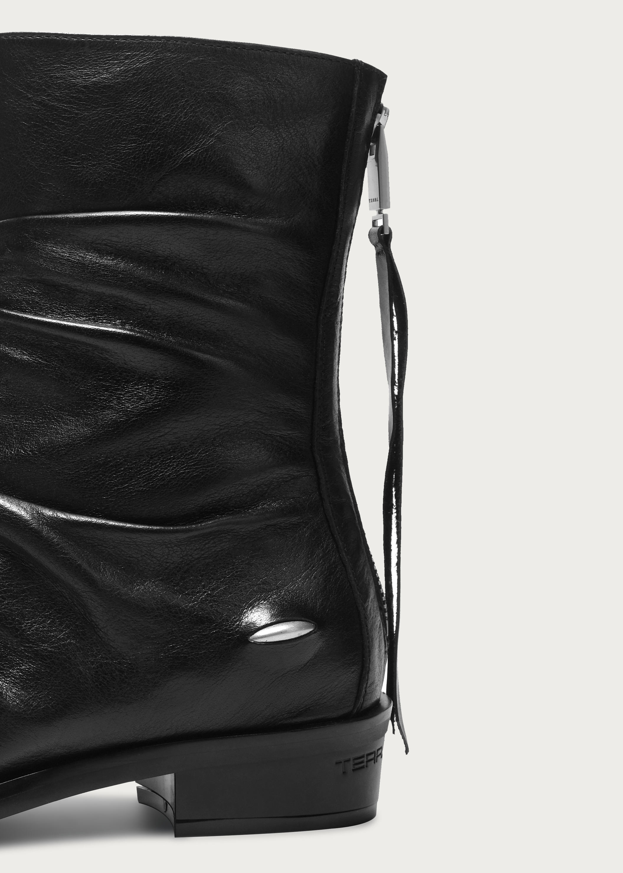 Chelsea boots Pleated Washed-horsehide