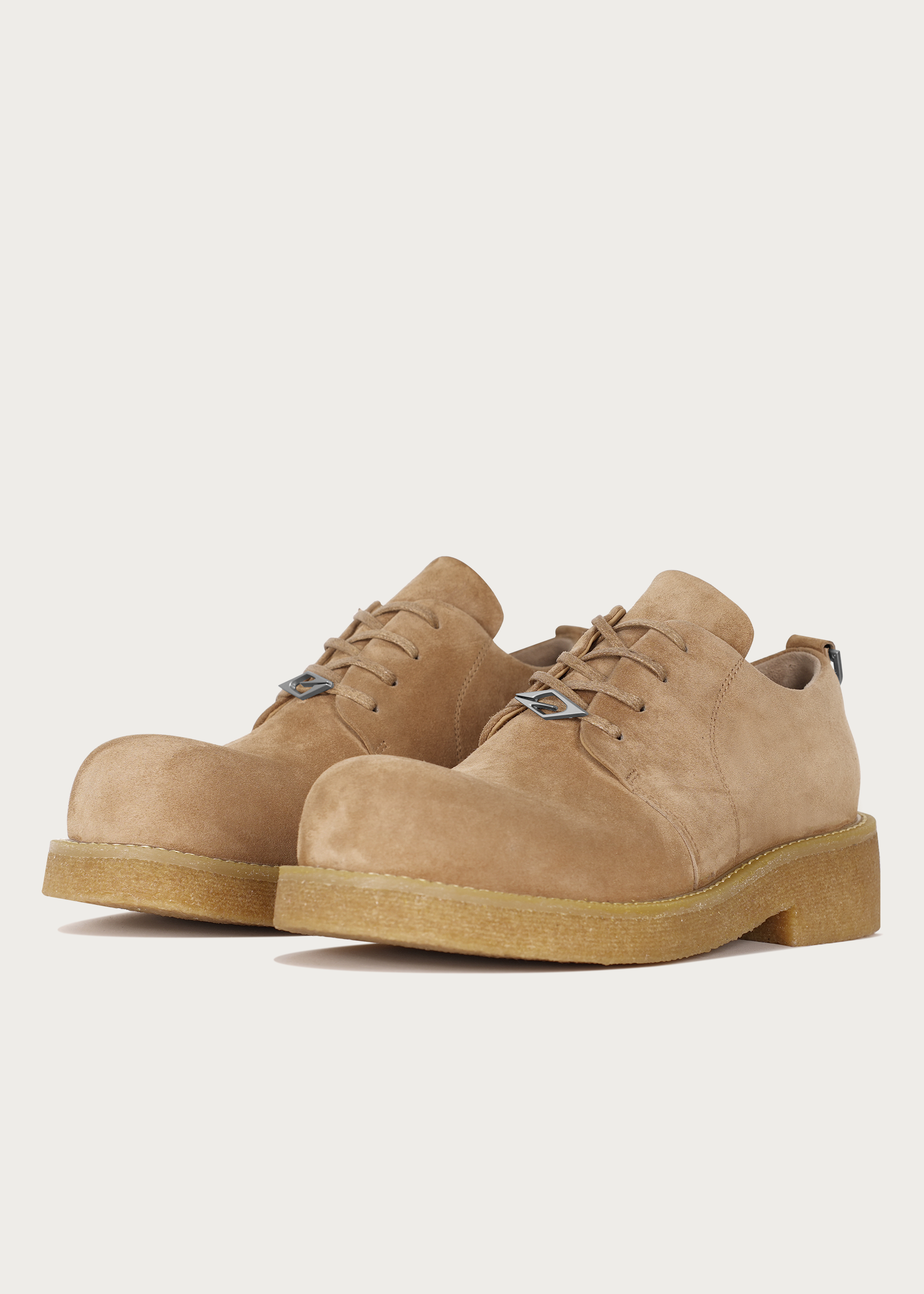 Derby shoes Sheepskin Khaki