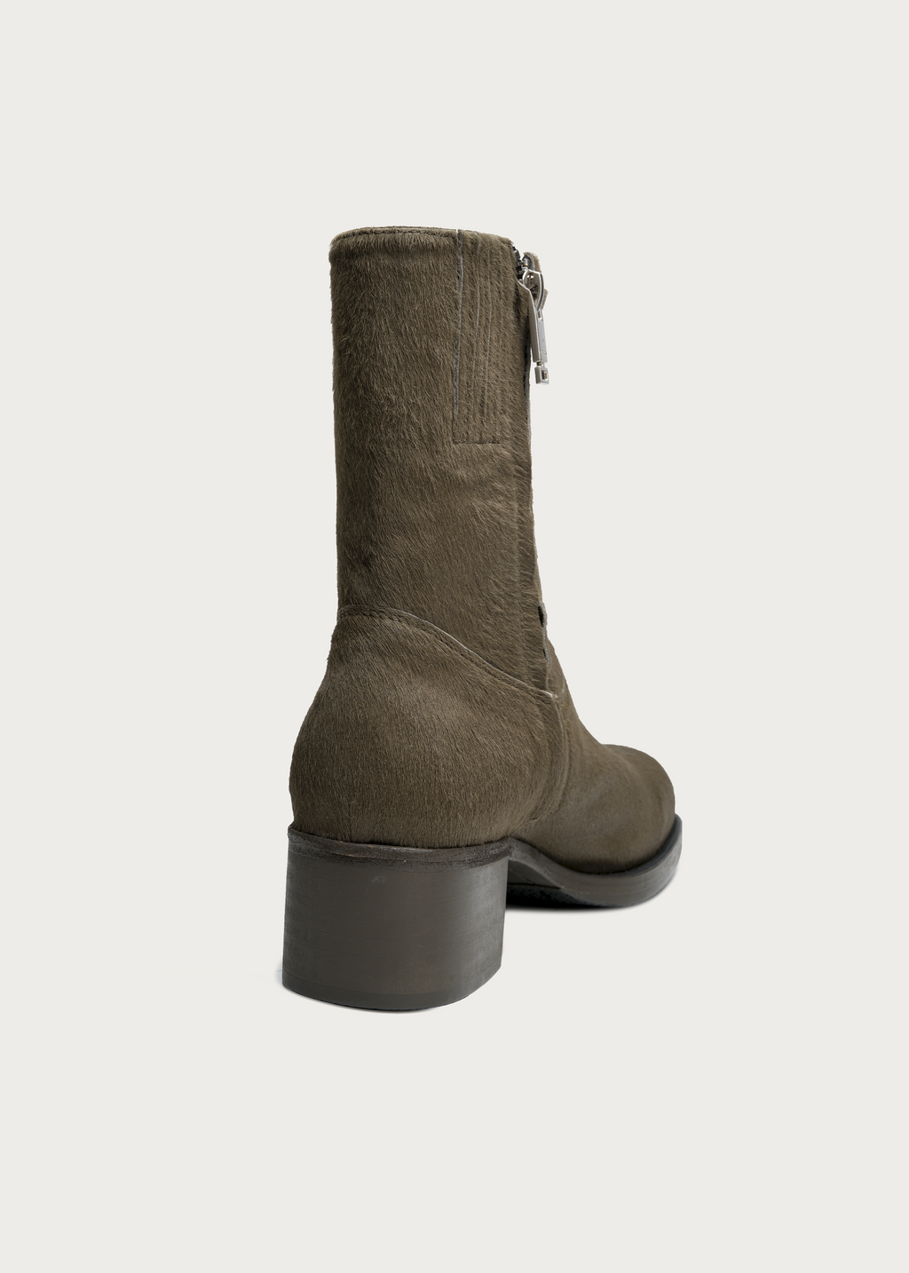 Vaelen Calfhair Boots Dark Green