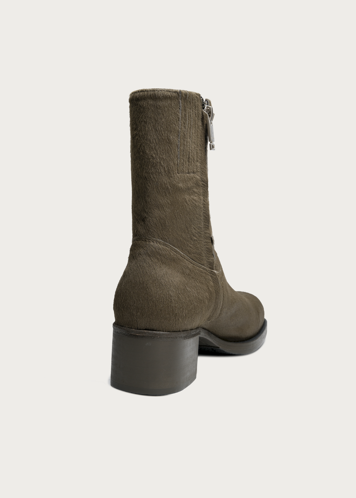Vaelen Calfhair Boots Dark Green