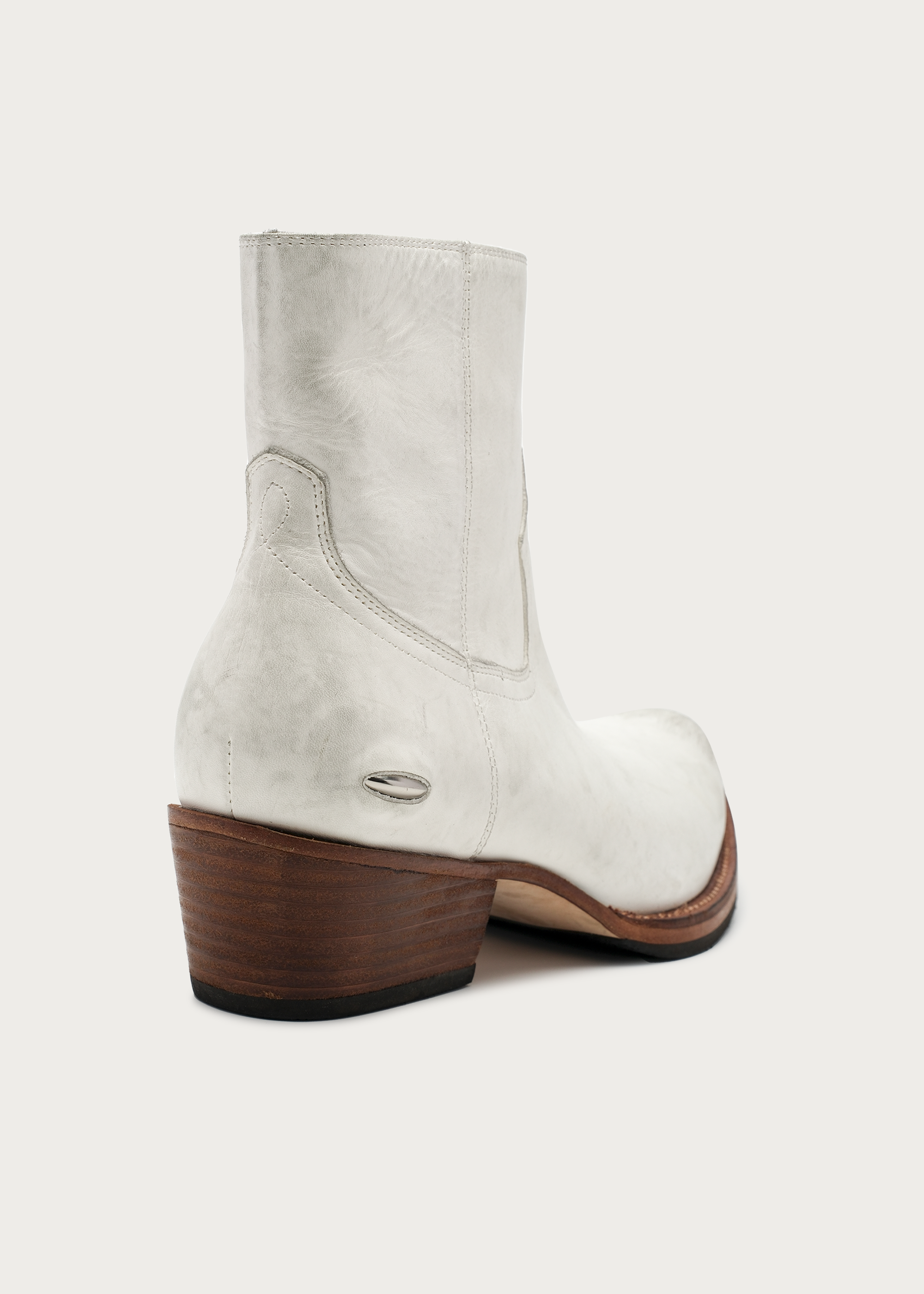 Distressed Leather Boots