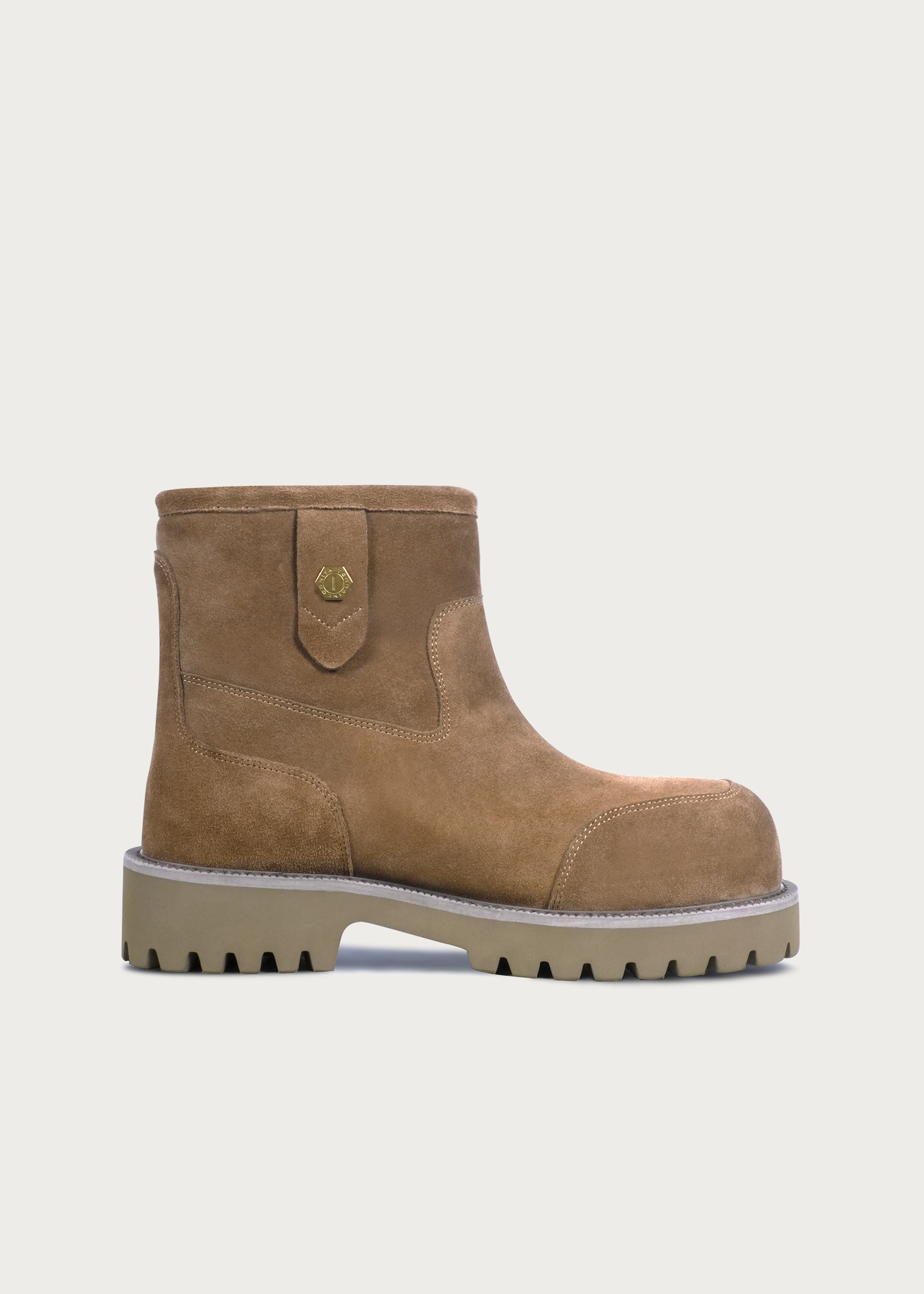 Snow boots Fleece Mid-top Light coffee-brown