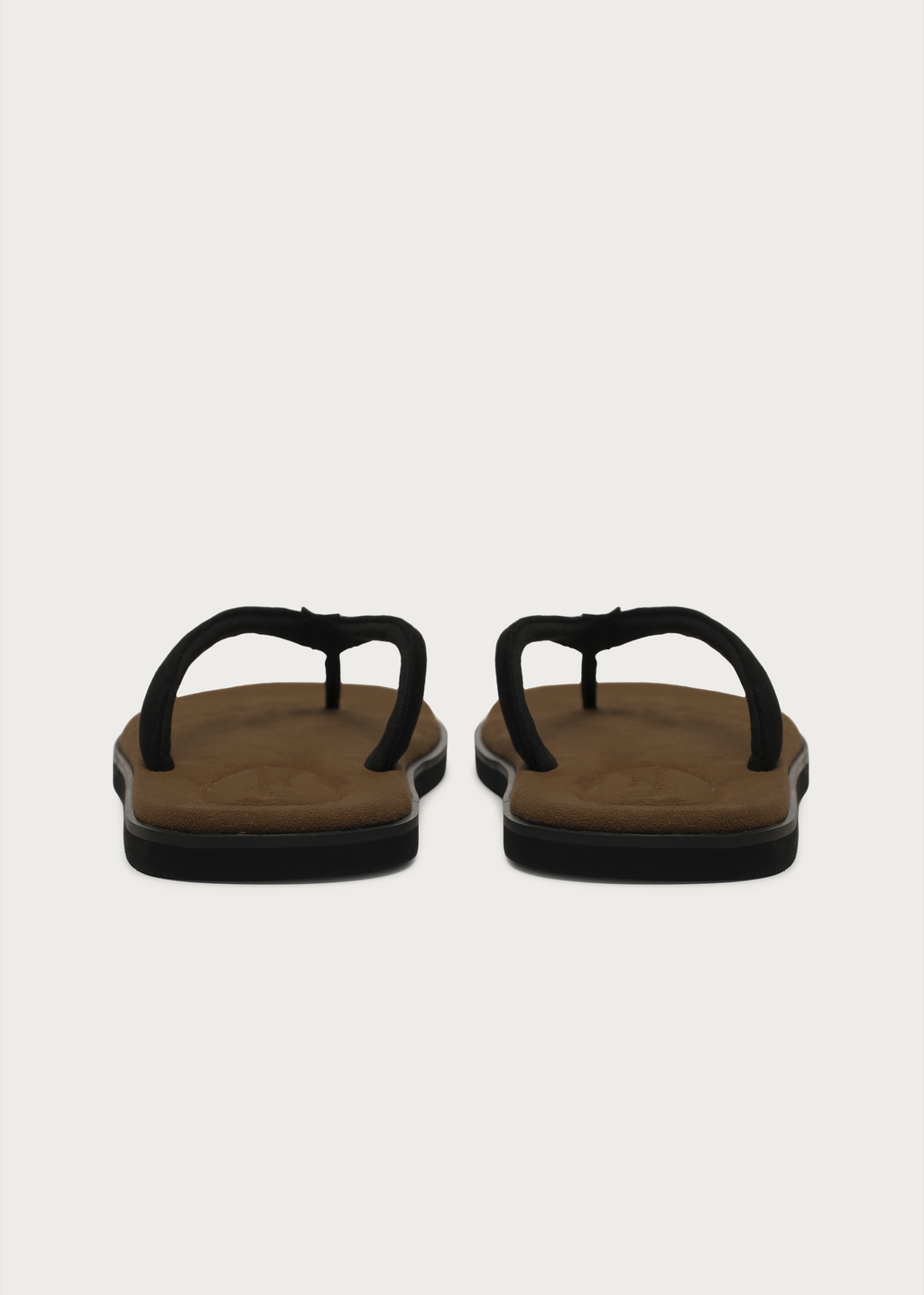 TerraHome Suede Flip-Flops Brown