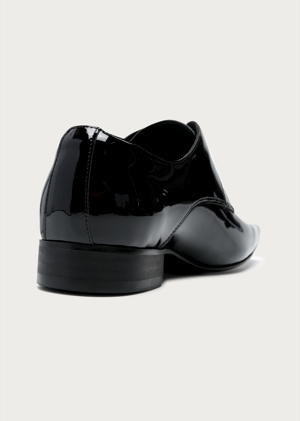 Veyl Chisel-Toe Patent Leather Derby Shoes