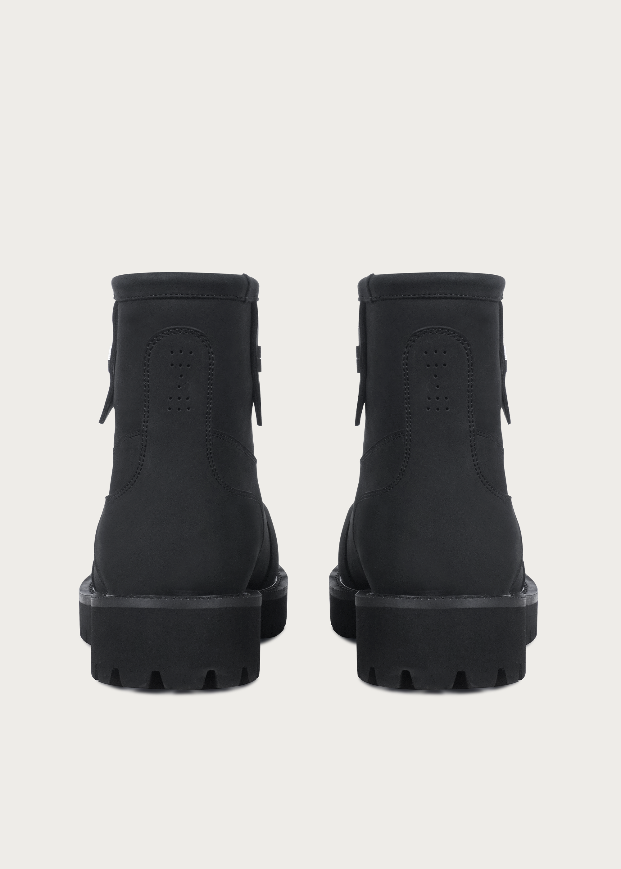 Snow boots Fleece Mid-top Matte black
