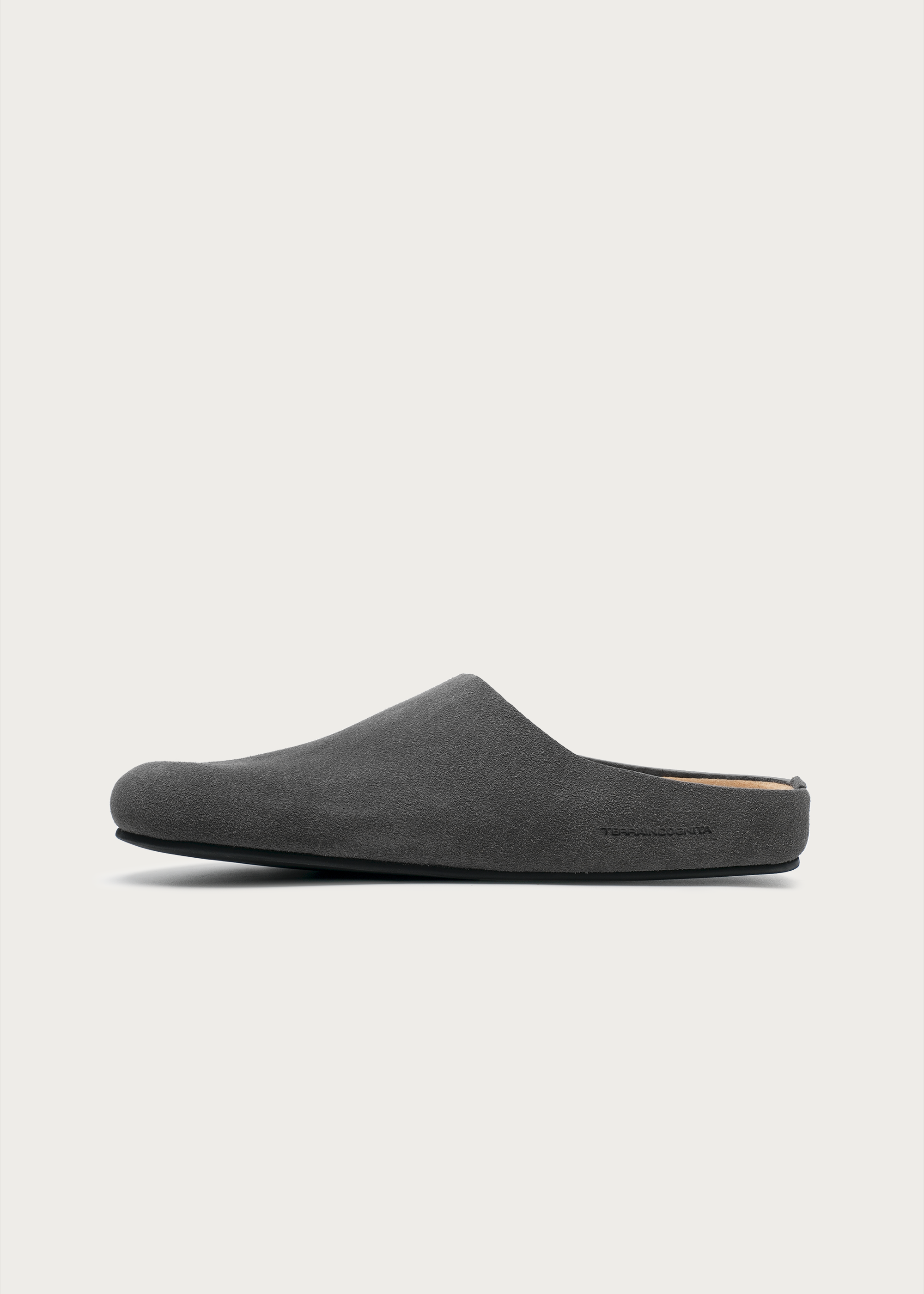Suede Clogs "Cloud-Feel" Smog Gray