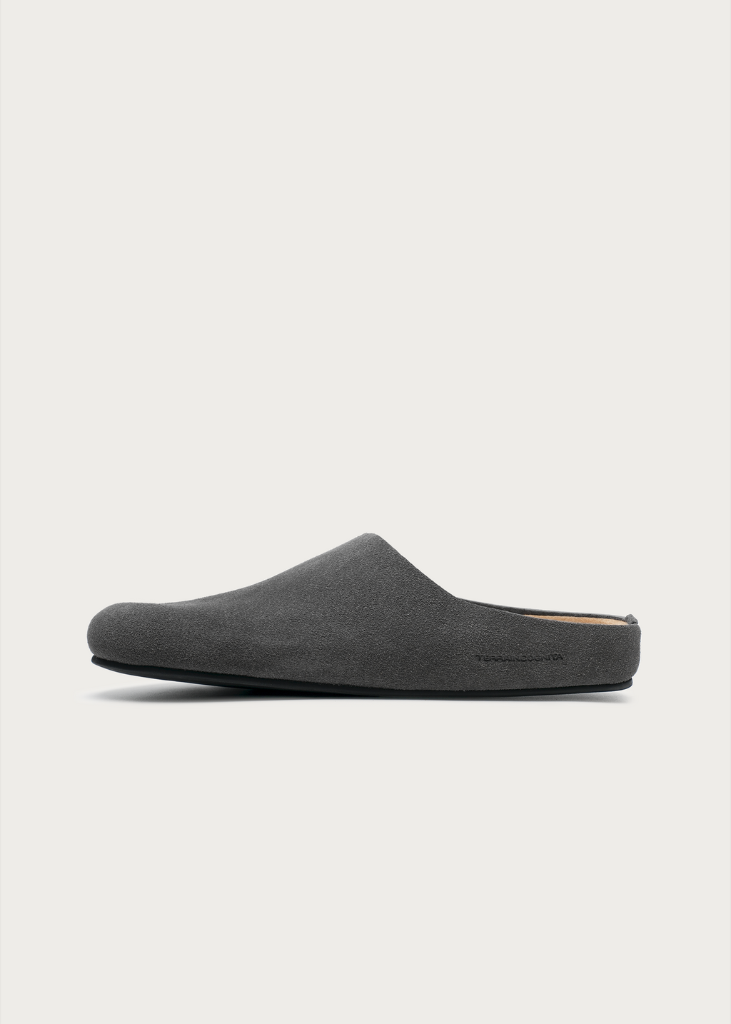 Cloud-Feel Suede Clogs Smog Gray