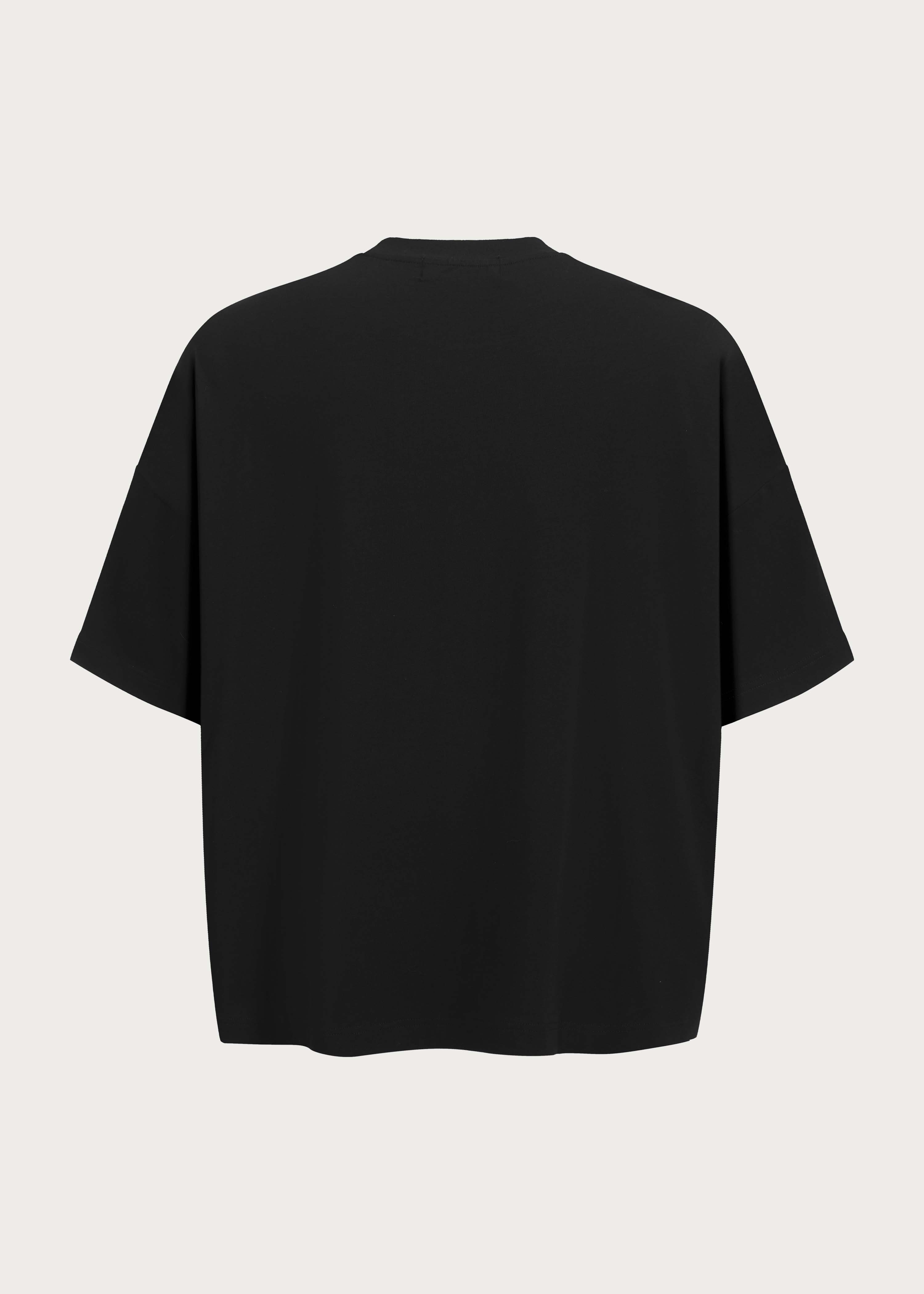 Basic Relaxed-Fit Short-Sleeve T-Shirt Black