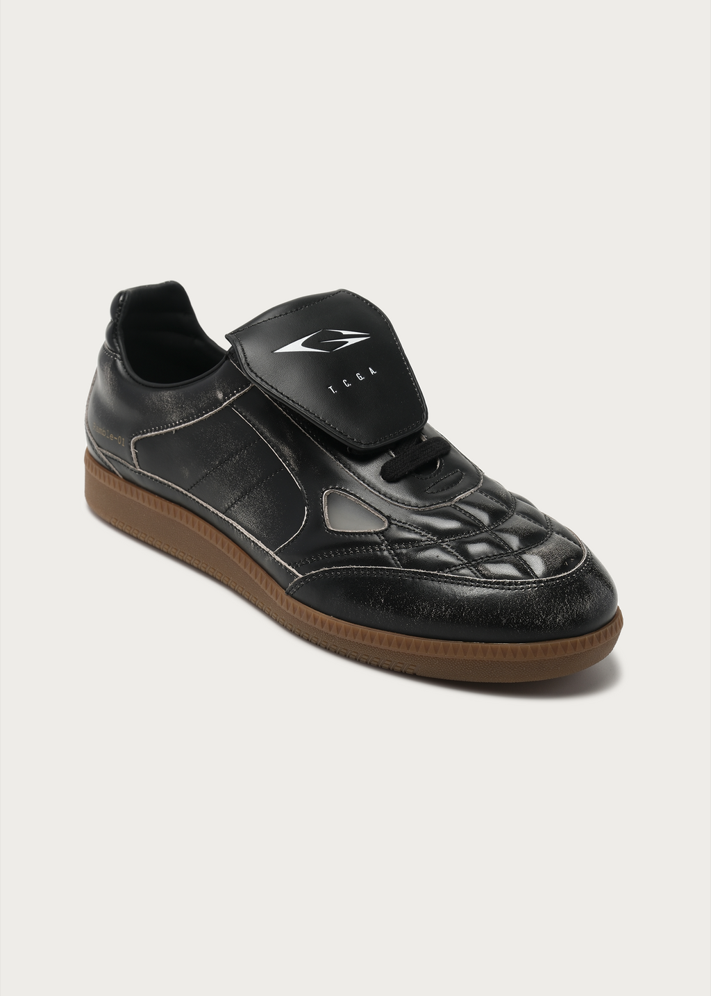 Ramble Sneakers Textured Distressed black