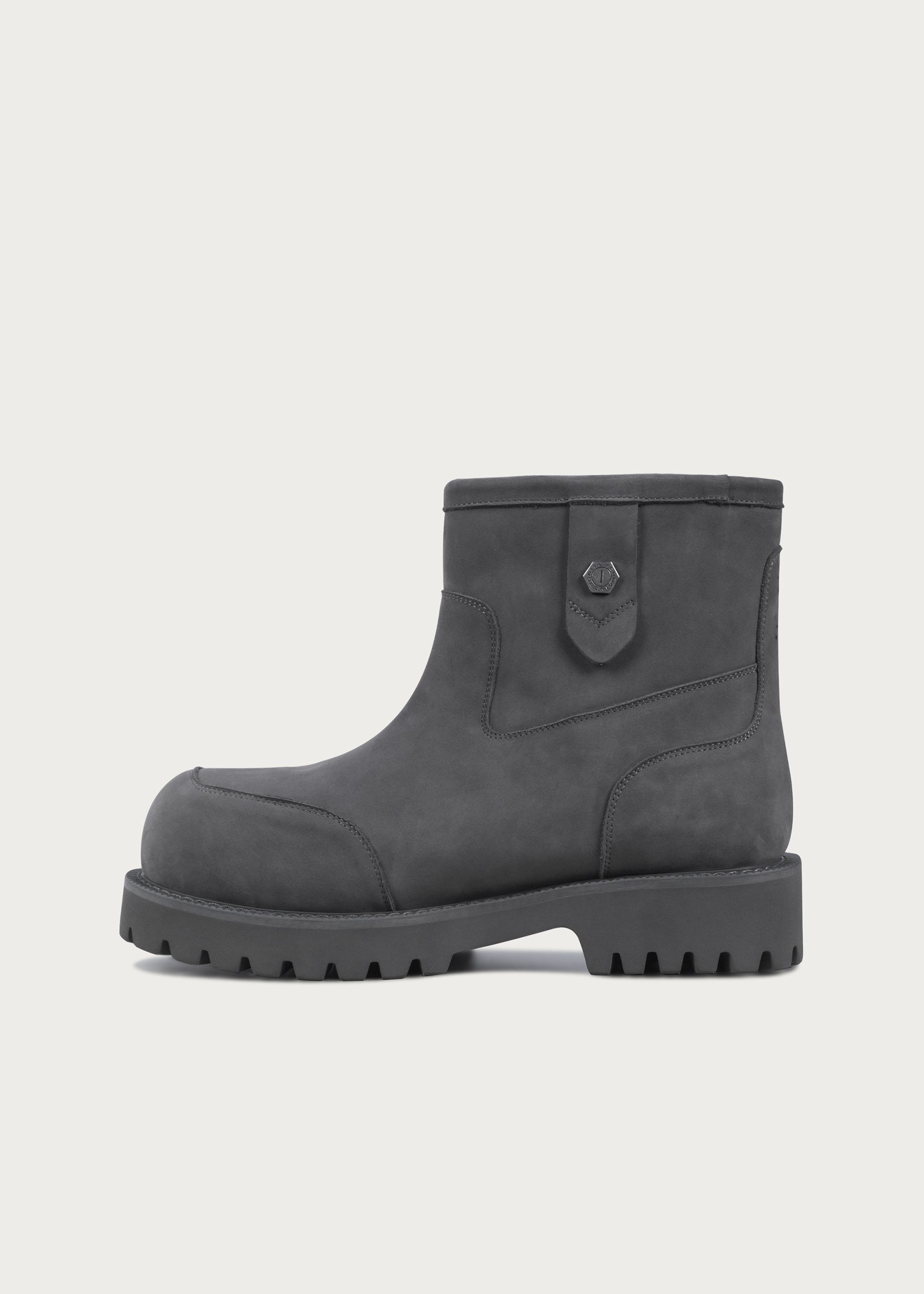 Snow boots Fleece Mid-top Misty gray