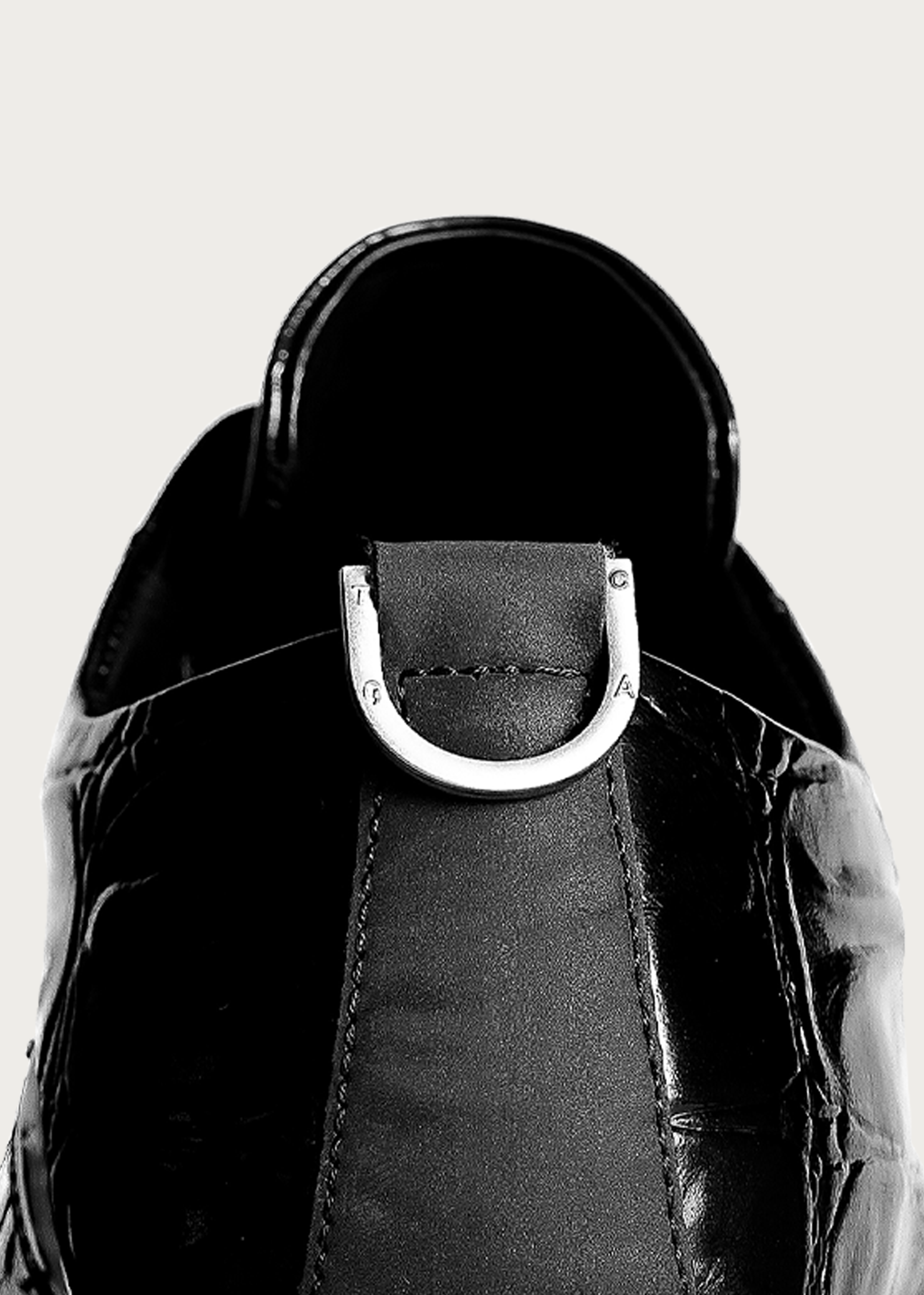 Derby shoes crocodile-print thick-soled Black