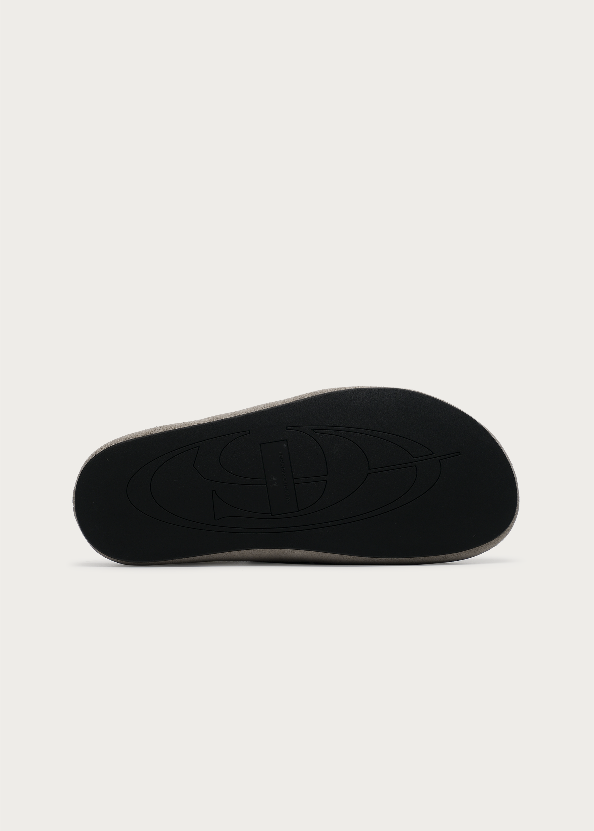 Suede Clogs "Cloud-Feel" Light Gray