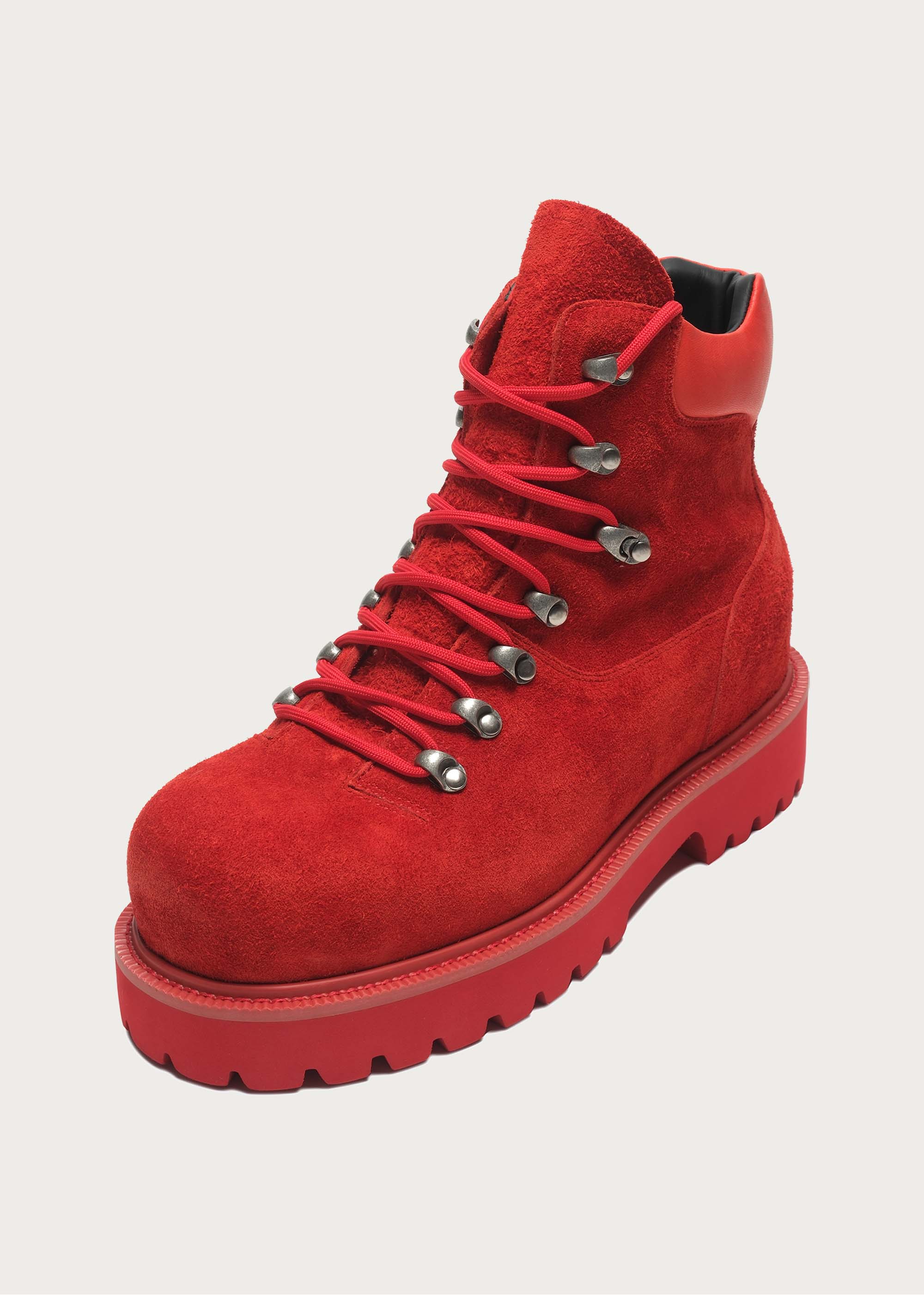 Hiking Work Style Fashion boots Red