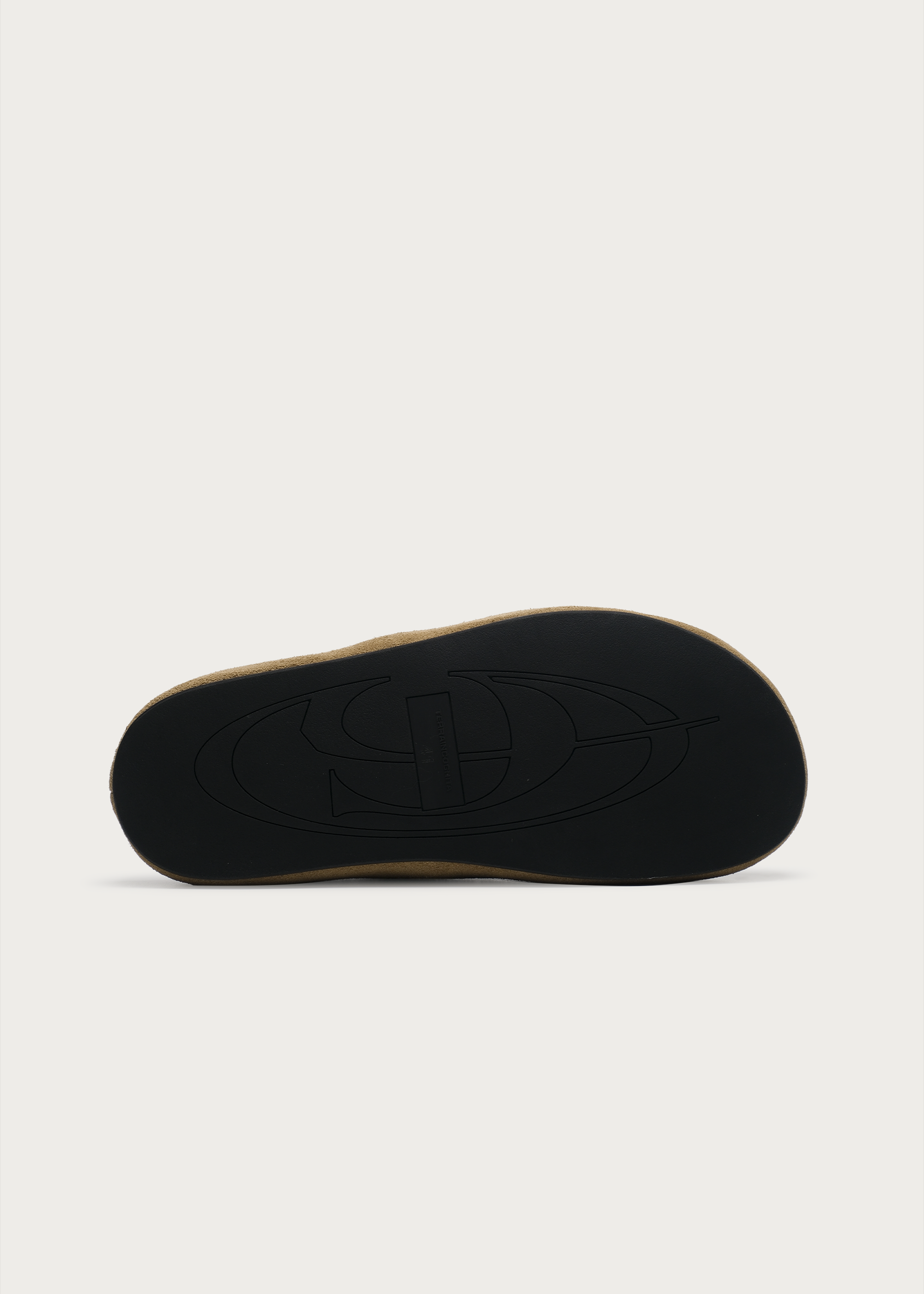 Suede Clogs "Cloud-Feel" Khaki