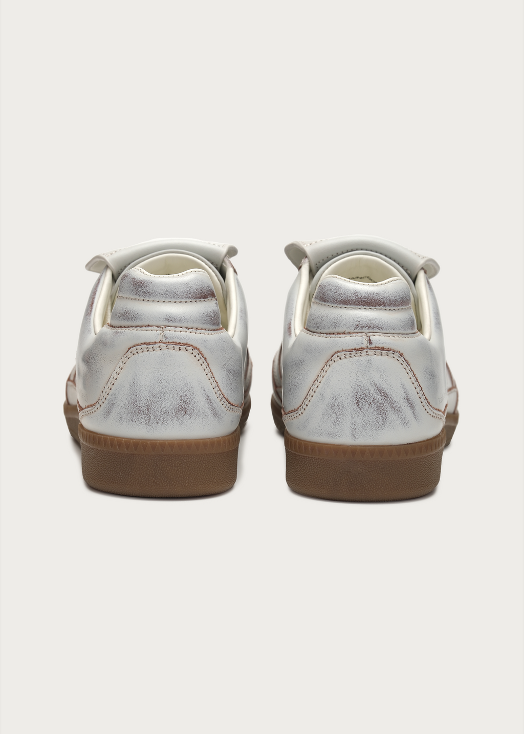 Ramble Sneakers Textured Distressed white