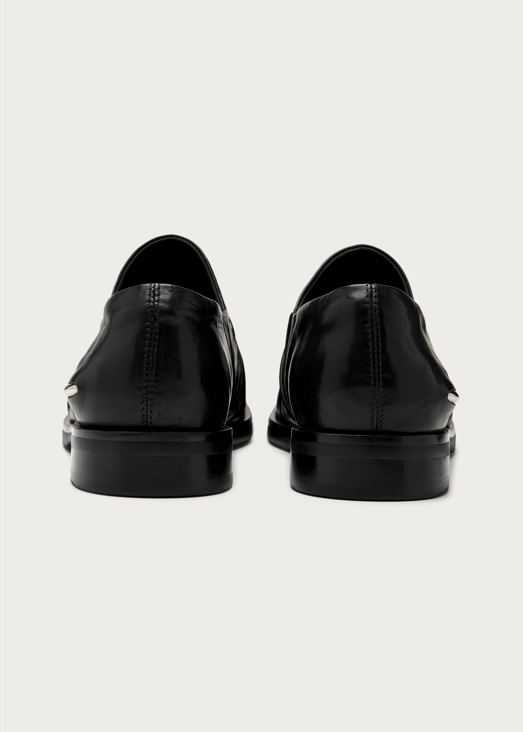 Horsehide Leather Slip-on Derby Shoes