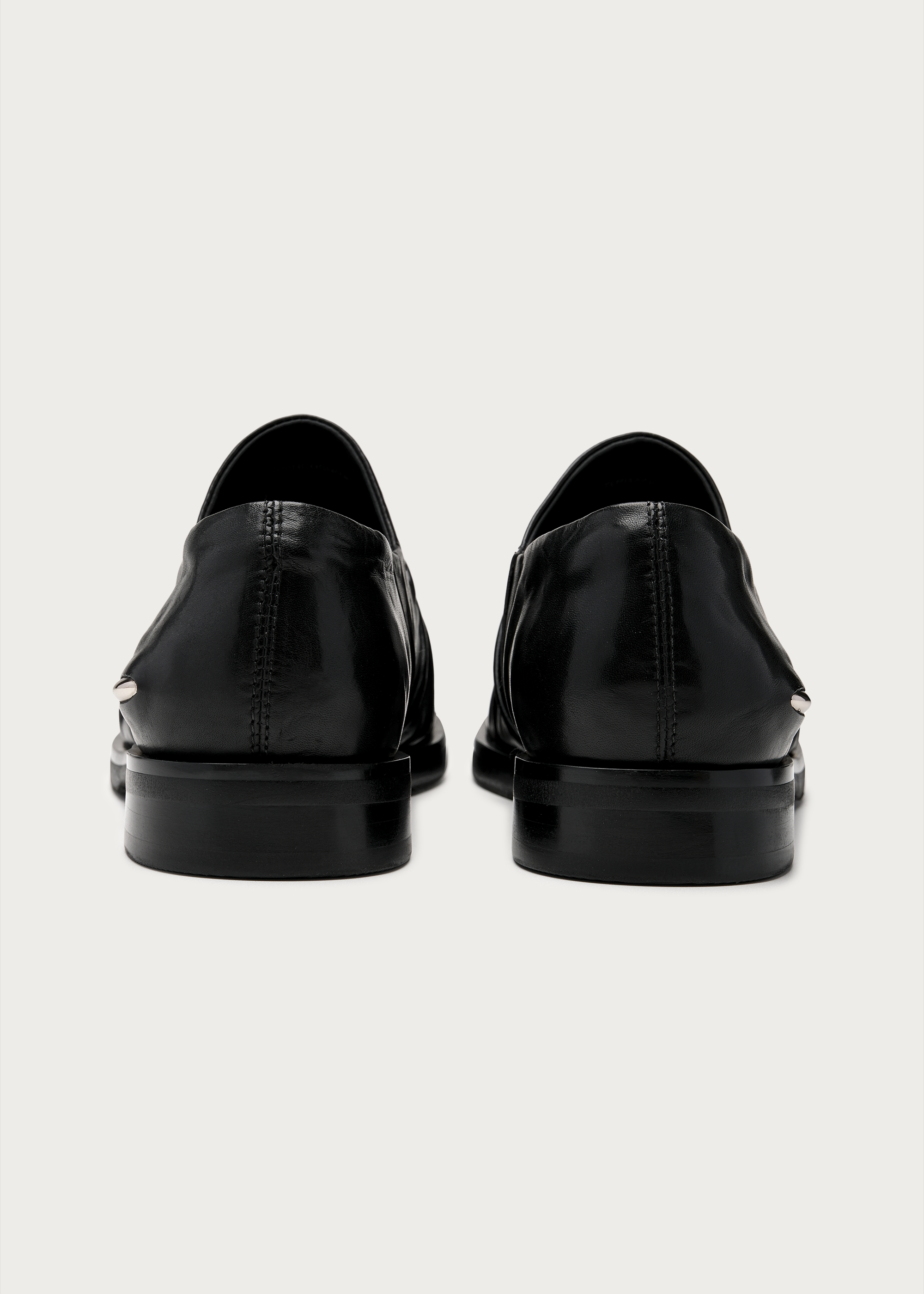 Horsehide Leather Slip-on Derby Shoes