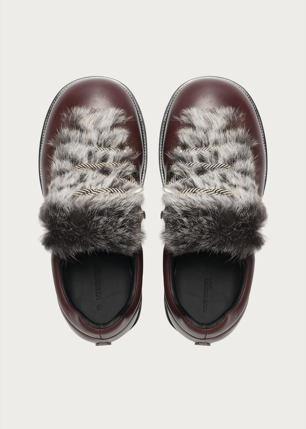 Rover Outdoor-Inspired Leather Sneakers Claret Red