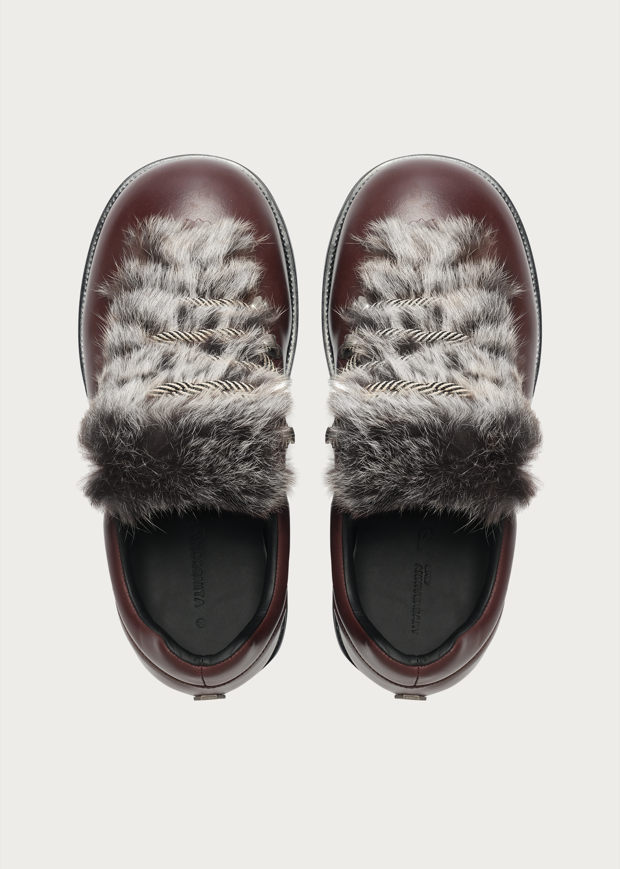 Rover Outdoor-Inspired Leather Sneakers Claret Red
