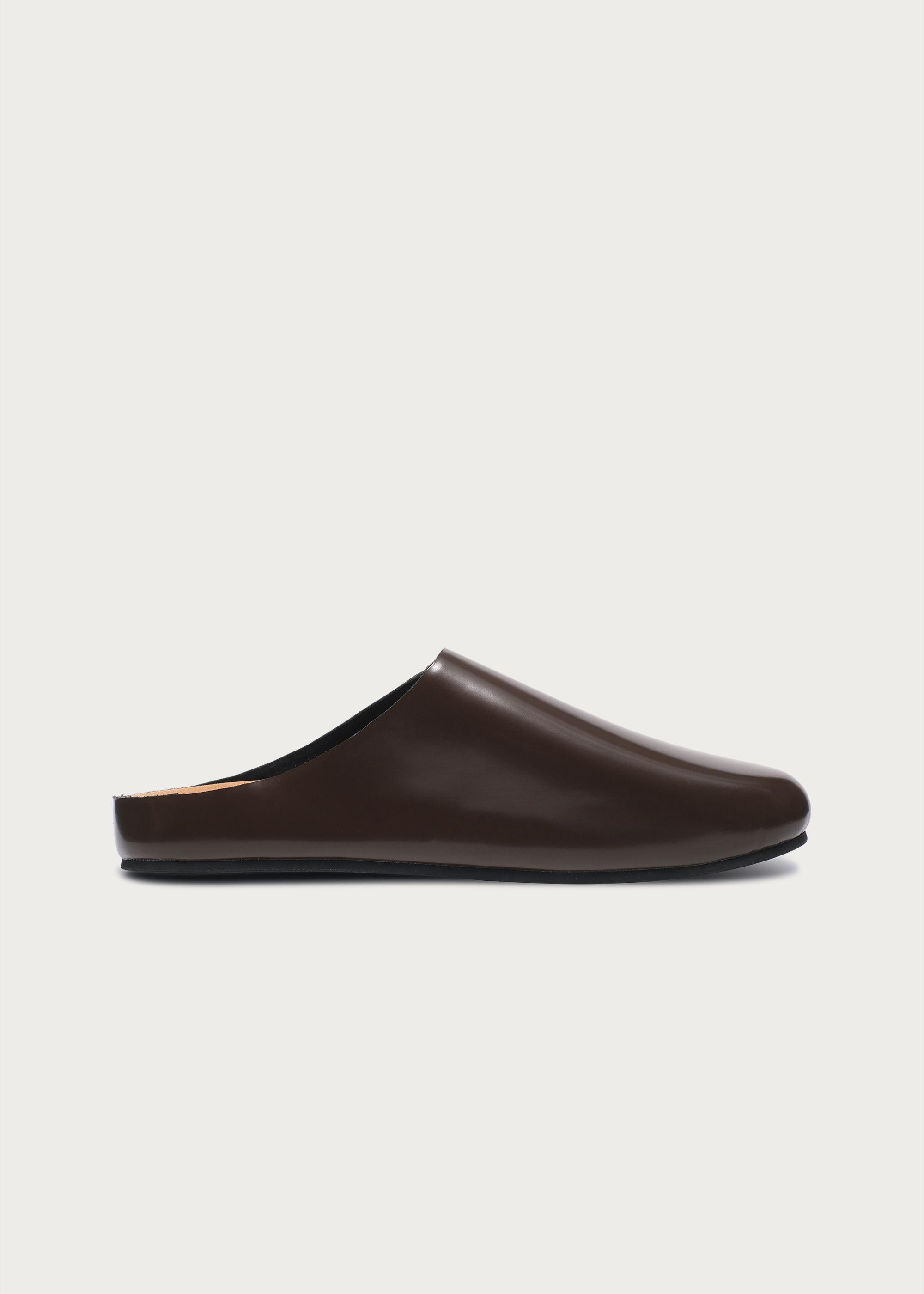 Clogs"Star emblem3.0"Glossy-brown