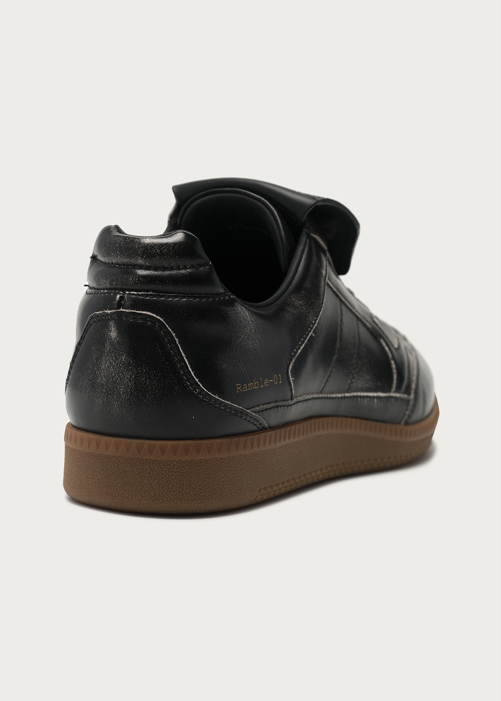 Ramble Sneakers Textured Distressed black