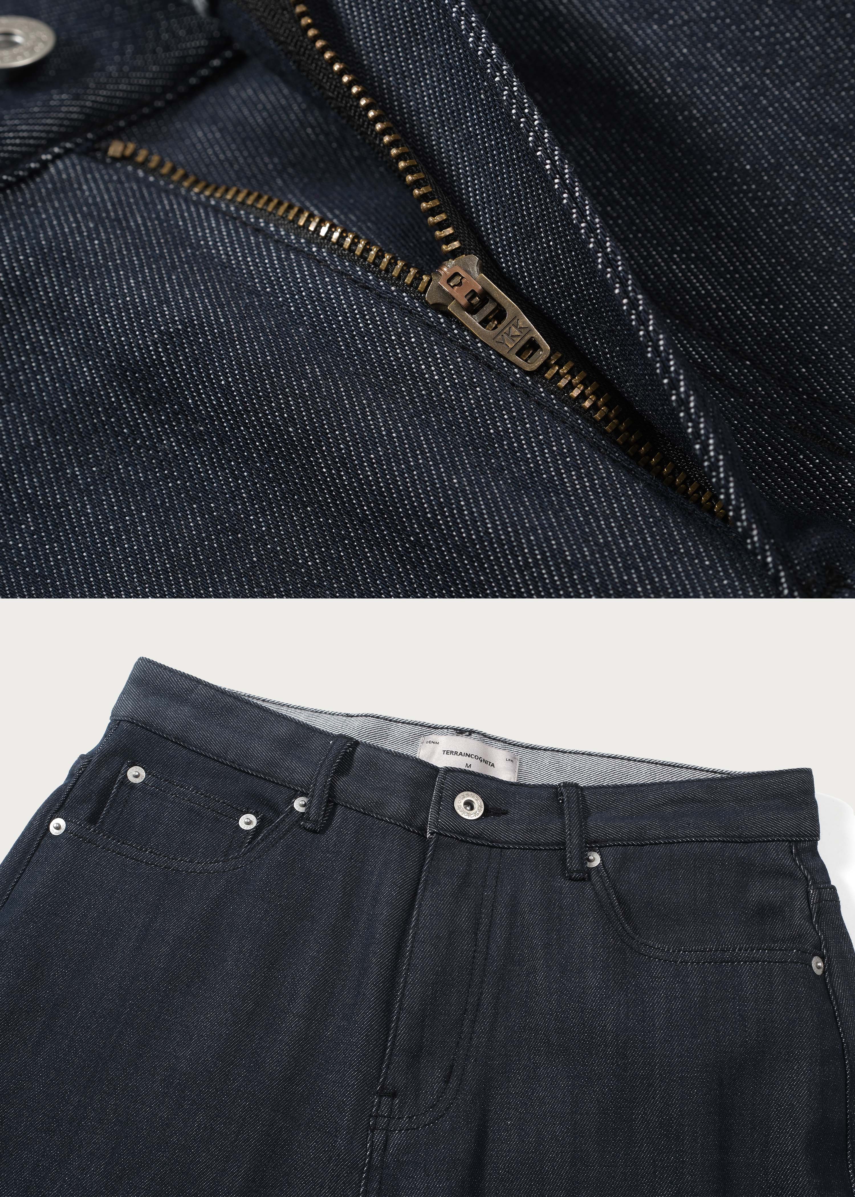 Retro Raw Denim Bootcut Jeans