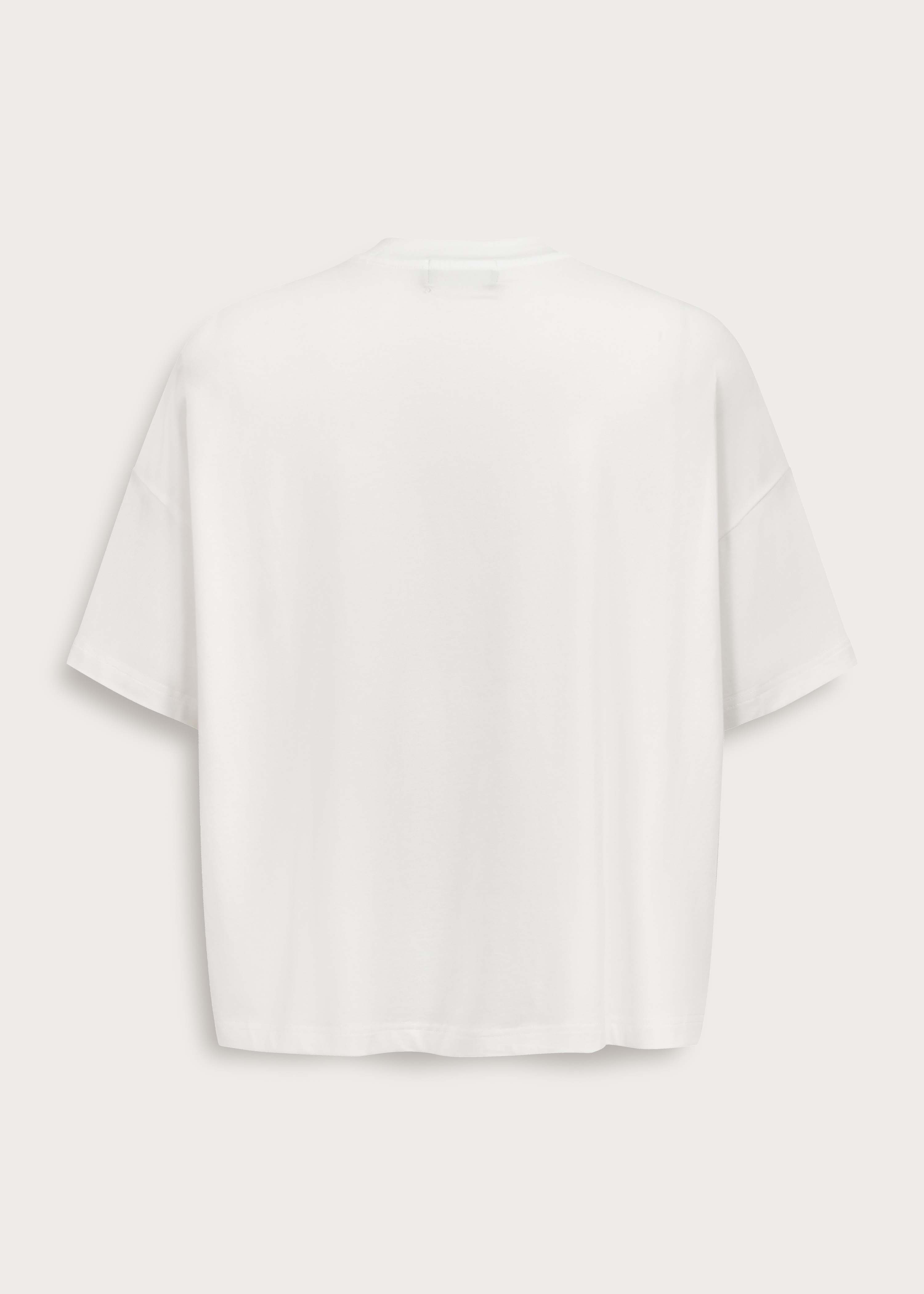 Basic Relaxed-Fit Short-Sleeve T-Shirt White
