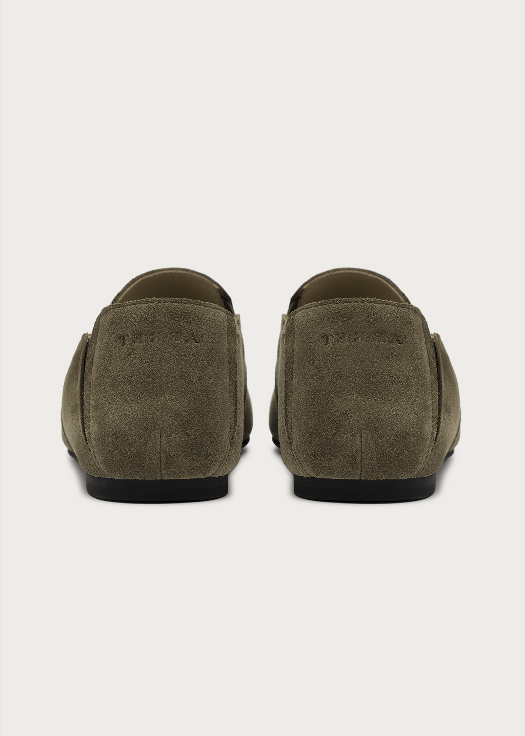 Moss Slip-On Suede Loafers Green