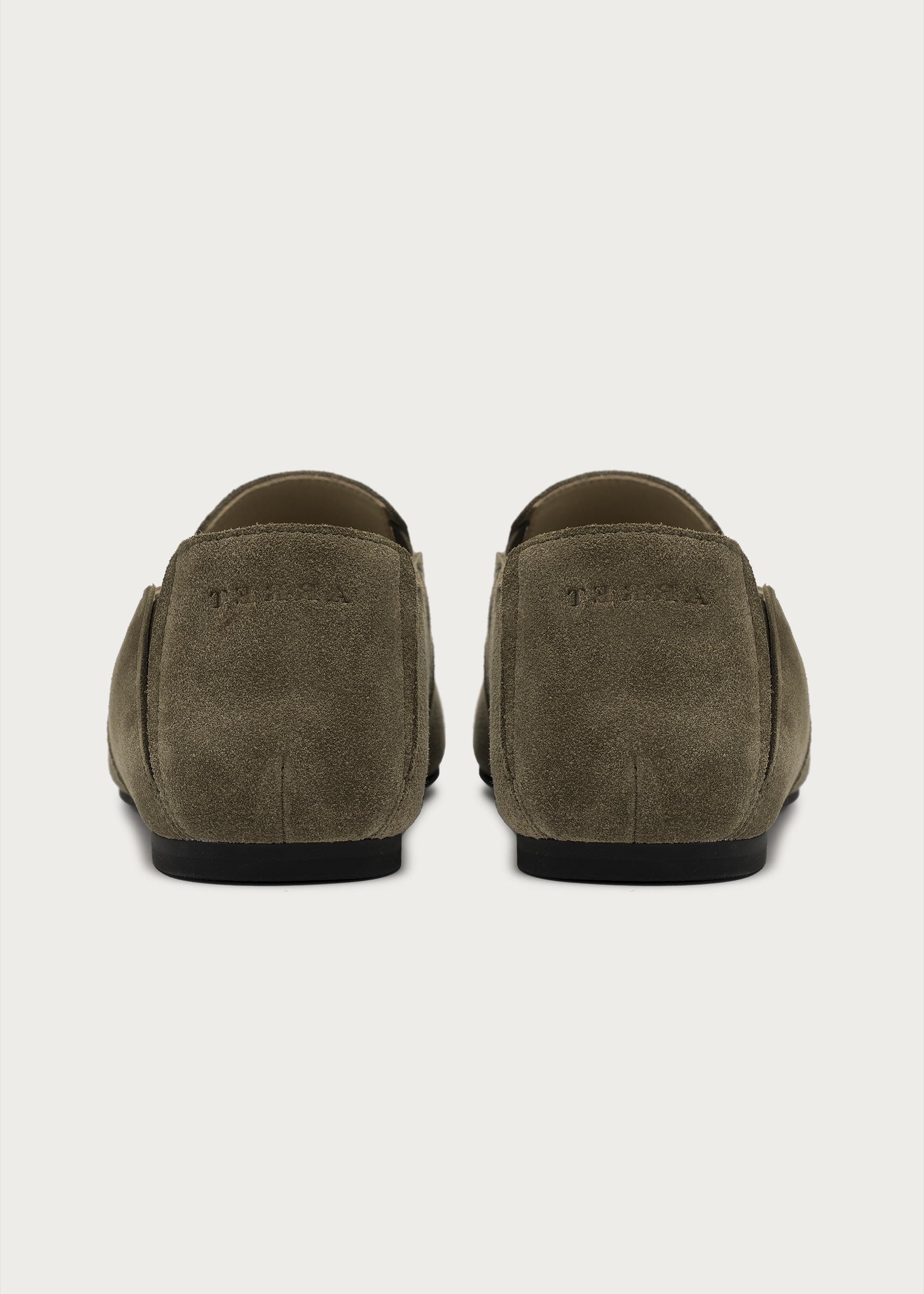 Moss Slip-On Suede Loafers Green