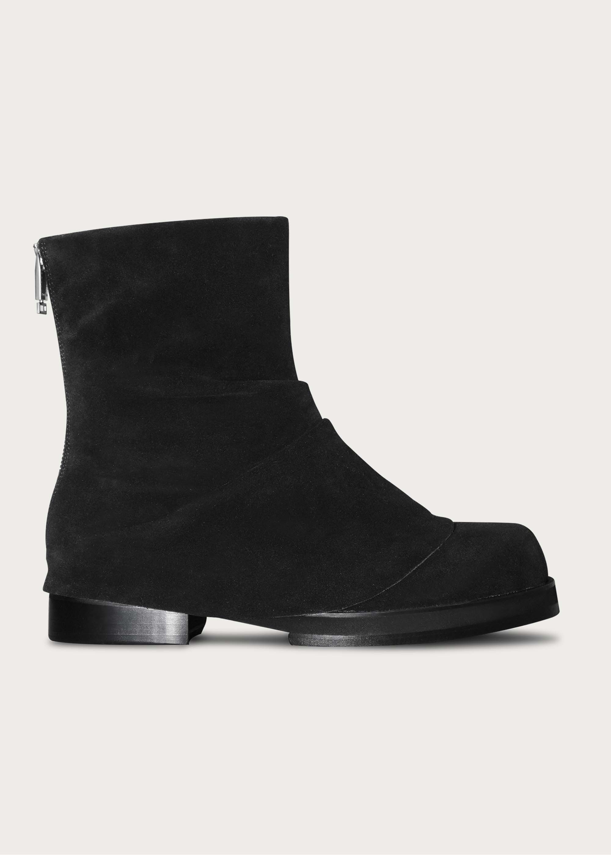 【Pre-sale 30-45 days】Suede round-toe boots