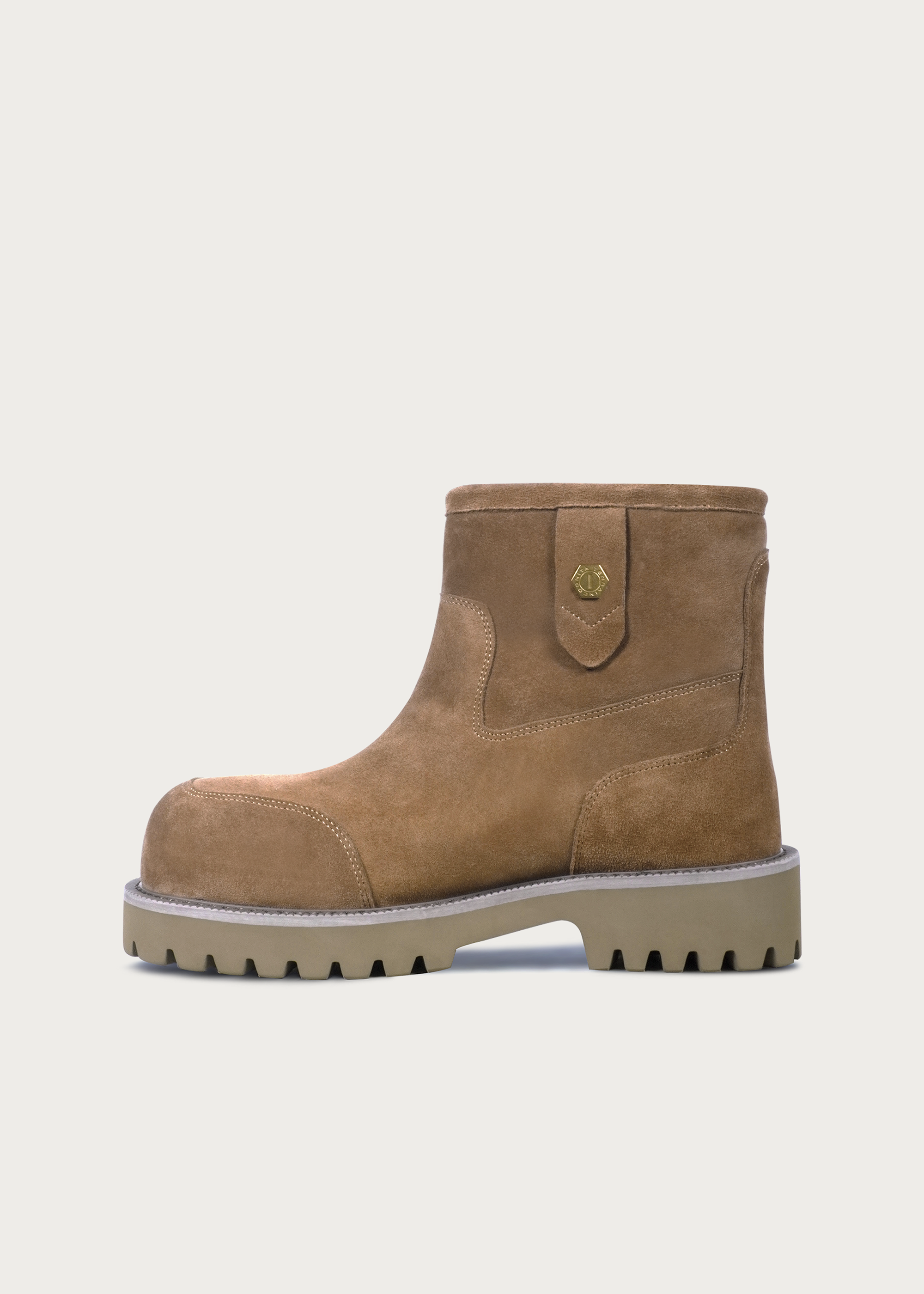 Snow boots Fleece Mid-top Light coffee-brown