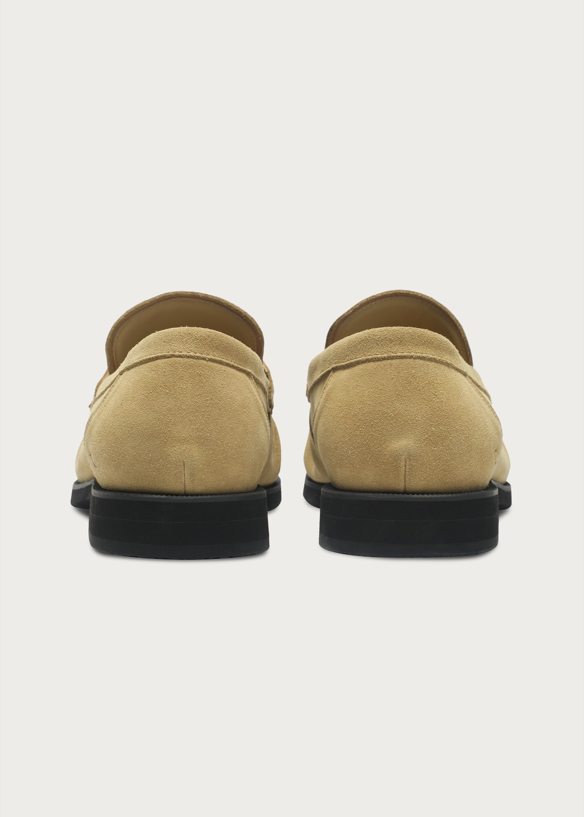 Suede Loafers Light Khaki