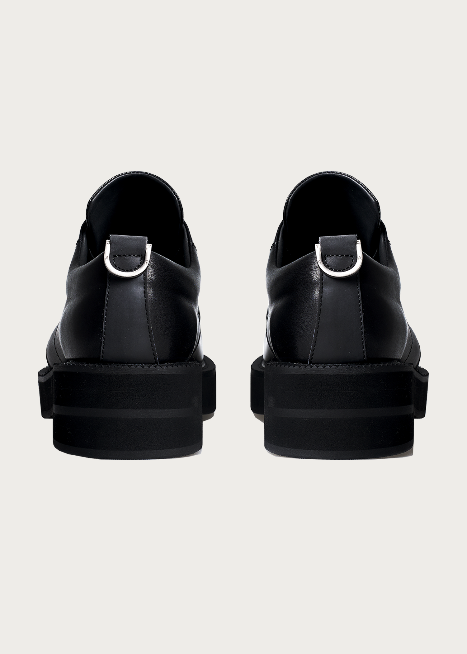 Derby shoes thick-soled Black