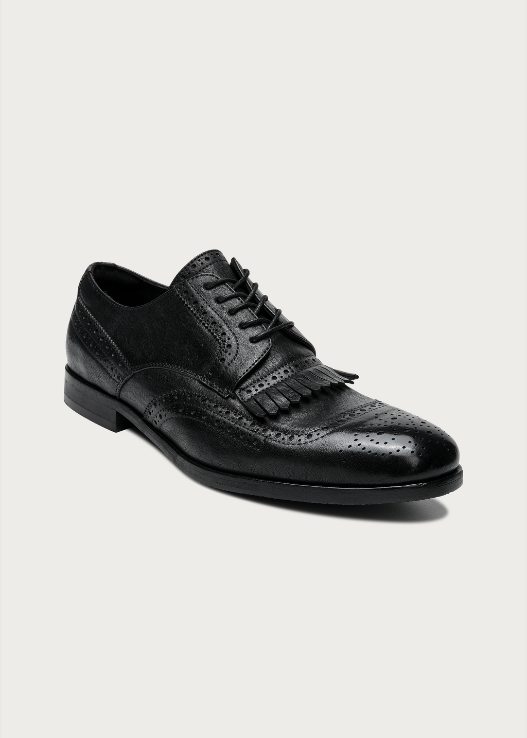Vardon Kiltie Brogue Leather Derby Shoes