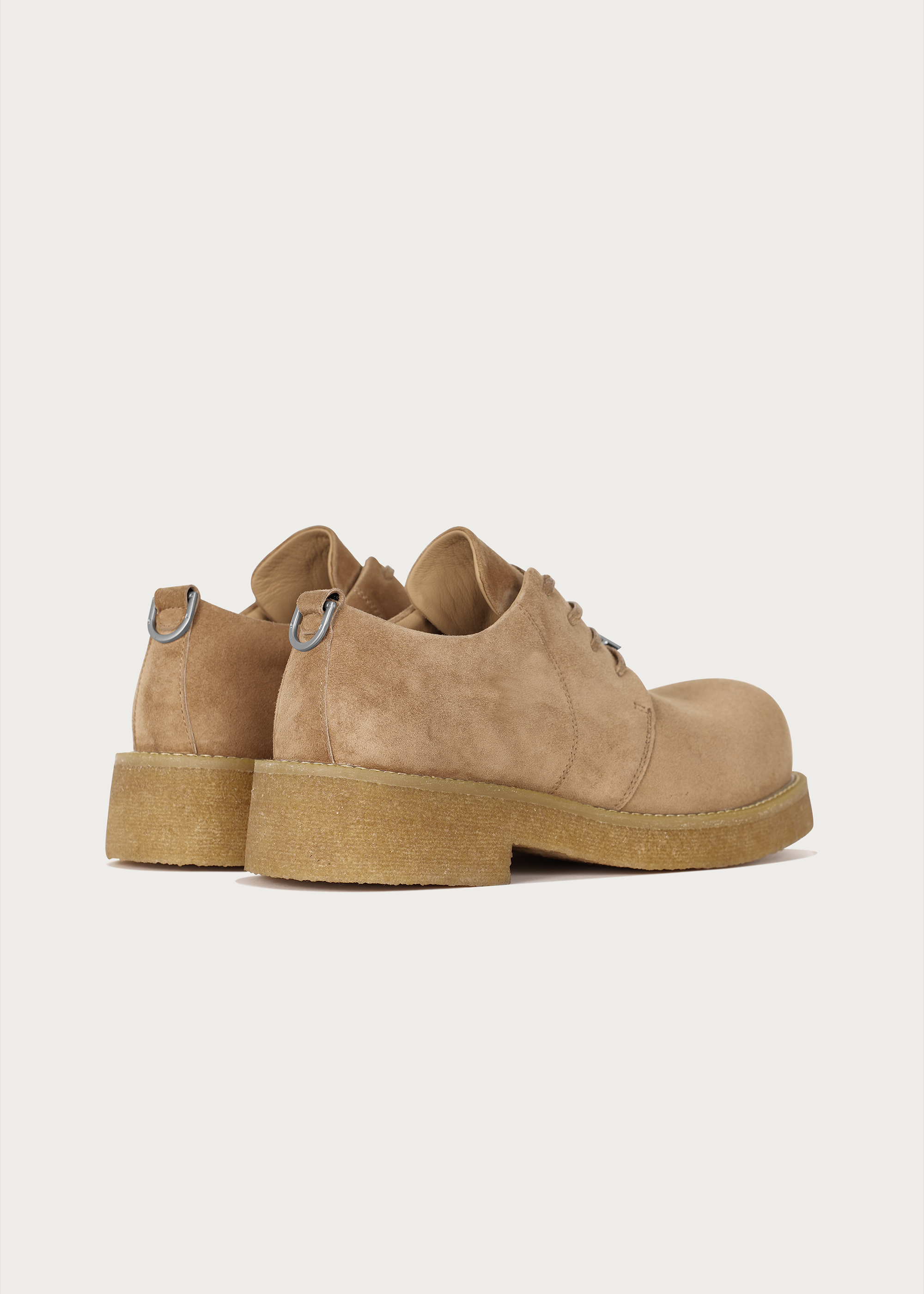 Derby shoes Sheepskin Khaki