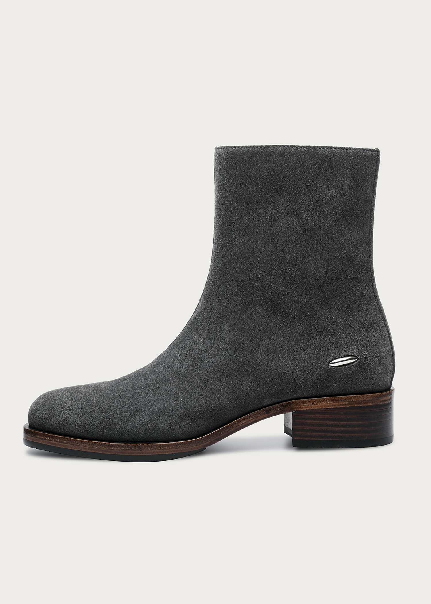 Suede Ankle Boots Grey