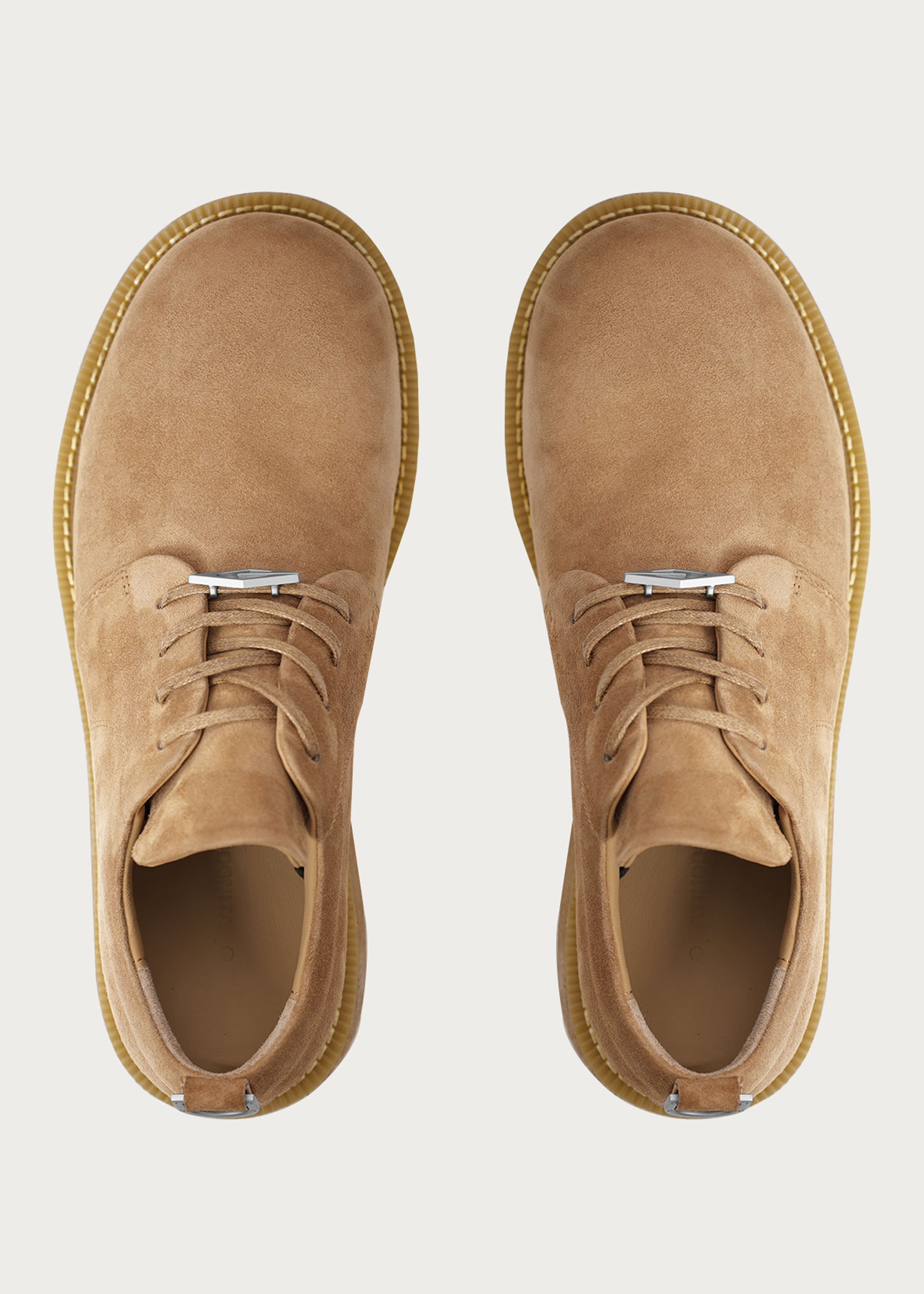 Derby shoes Sheepskin Khaki