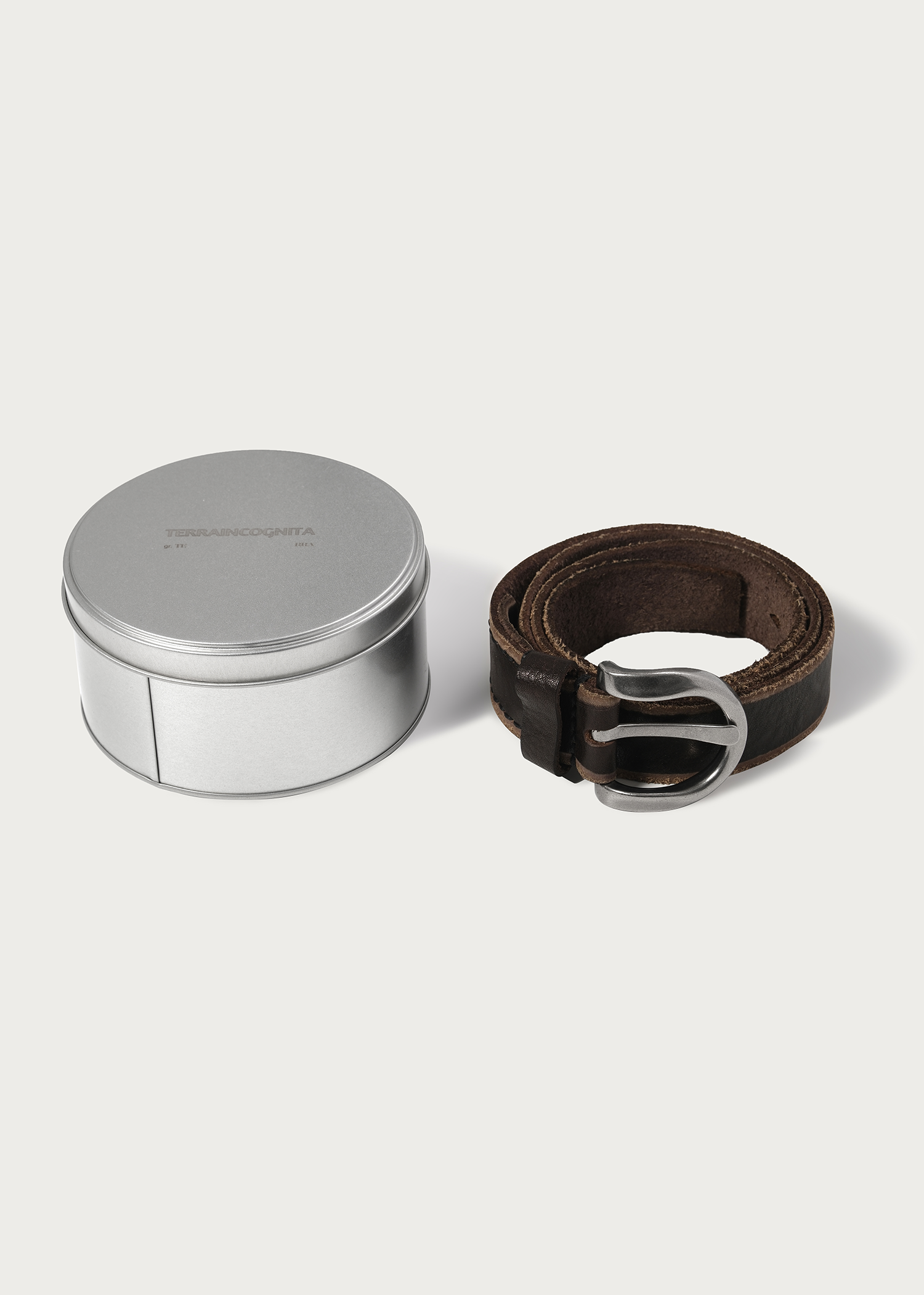 TERRA Hand-Rubbed Cowhide Belt