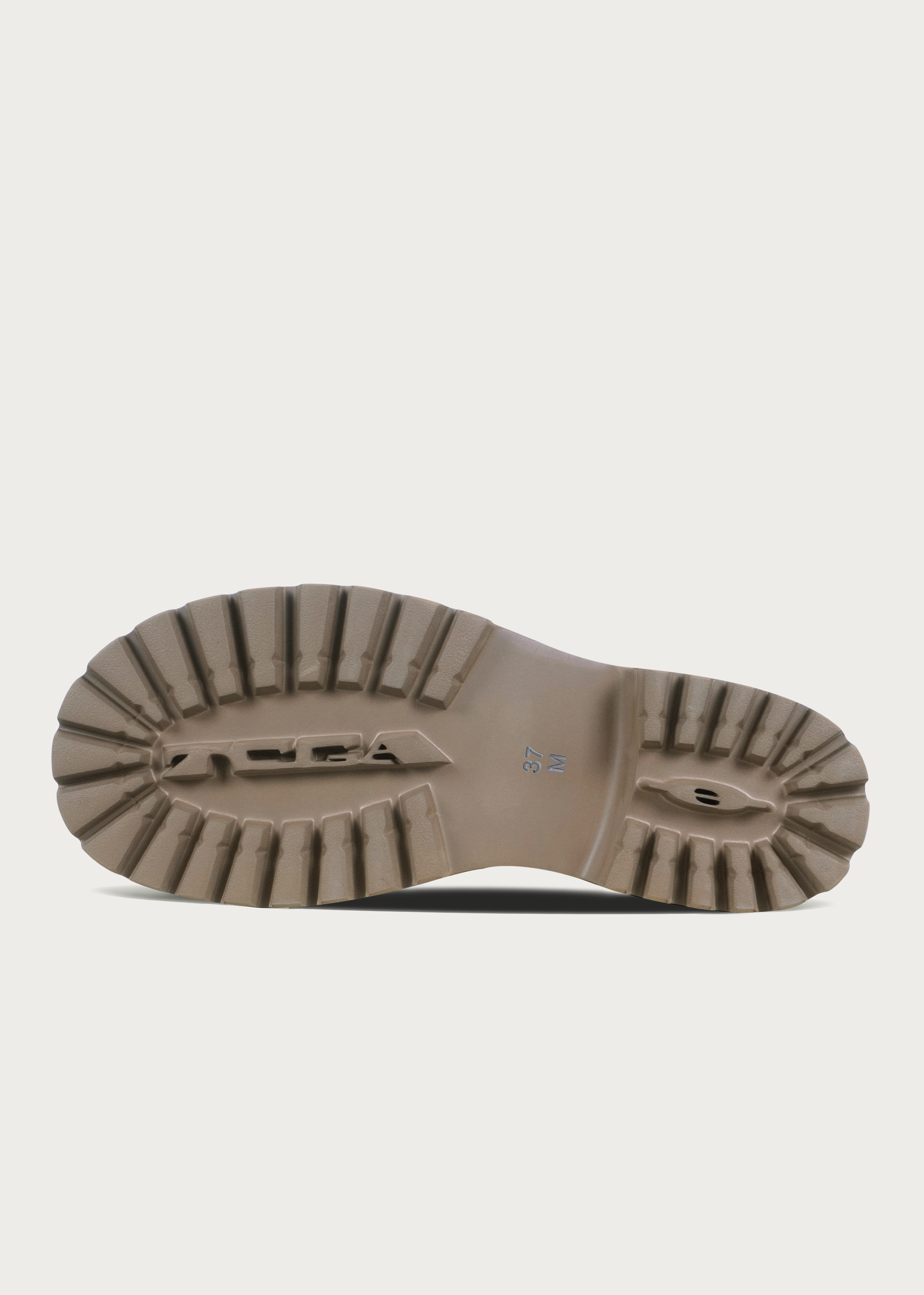 High snow boots Fleece-Lined Light brown