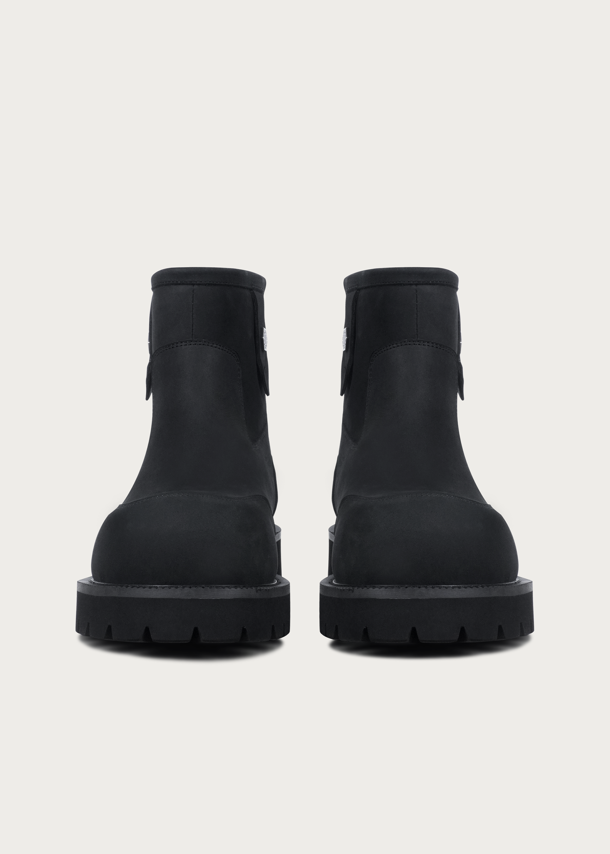 Snow boots Fleece Mid-top Matte black