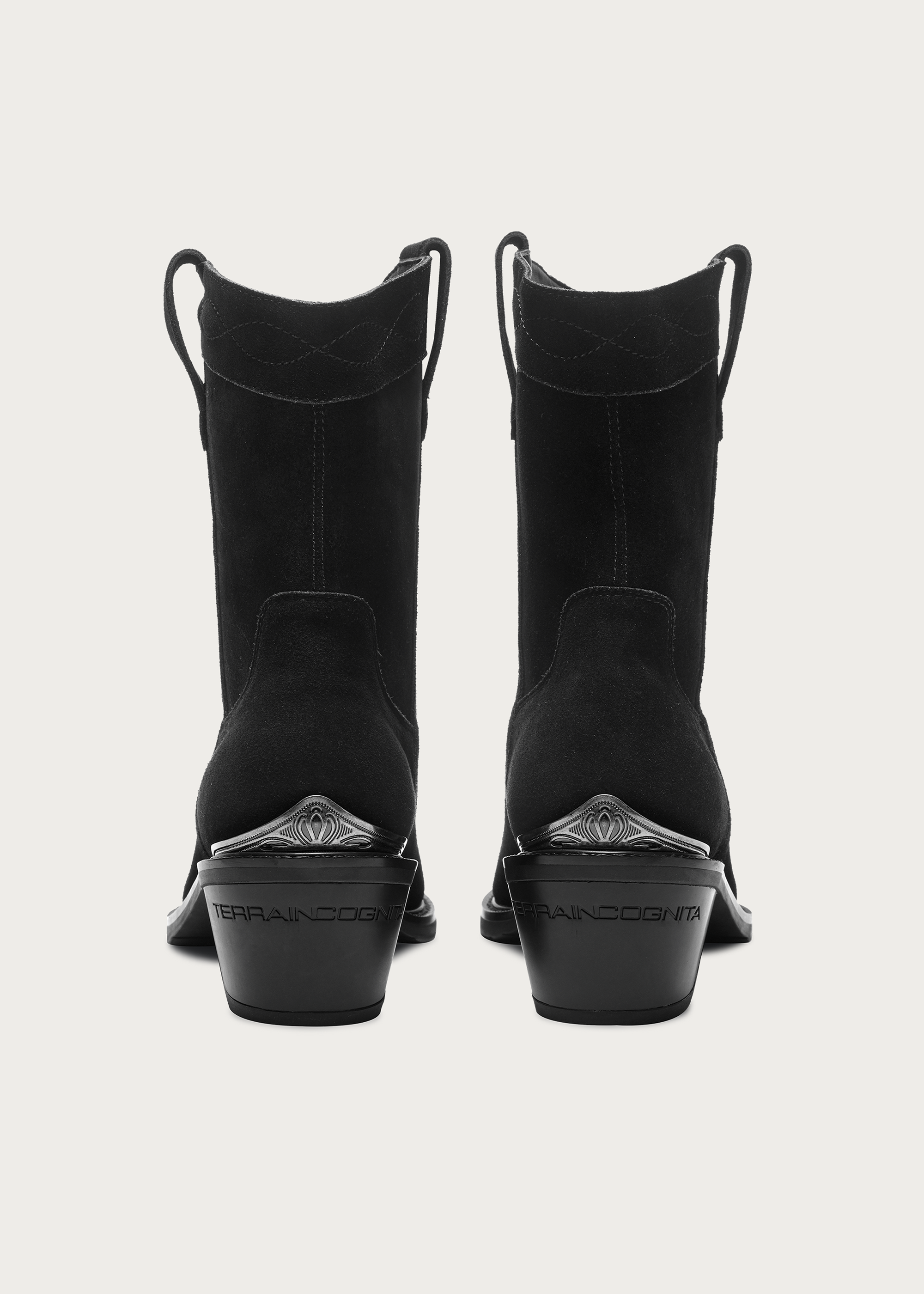 Western Cowboy-Style Ankle Boots