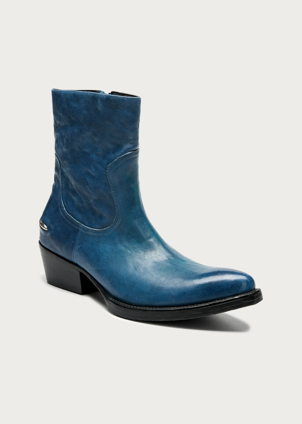 Ashen II Leather Boots Blue