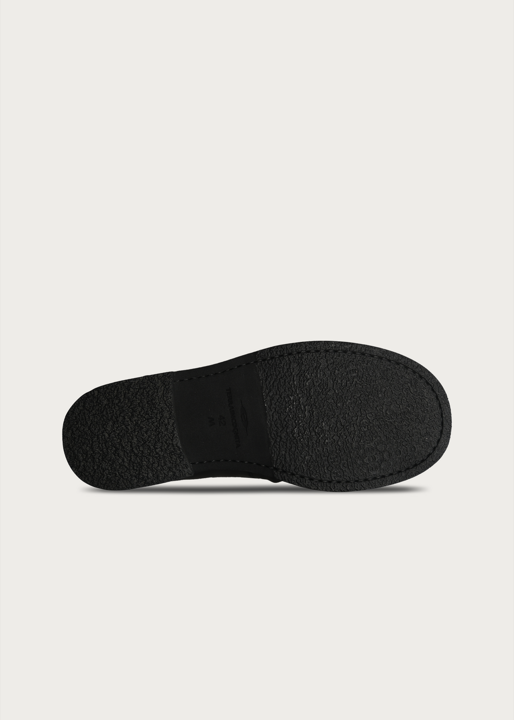 Milled Leather Loafers Black