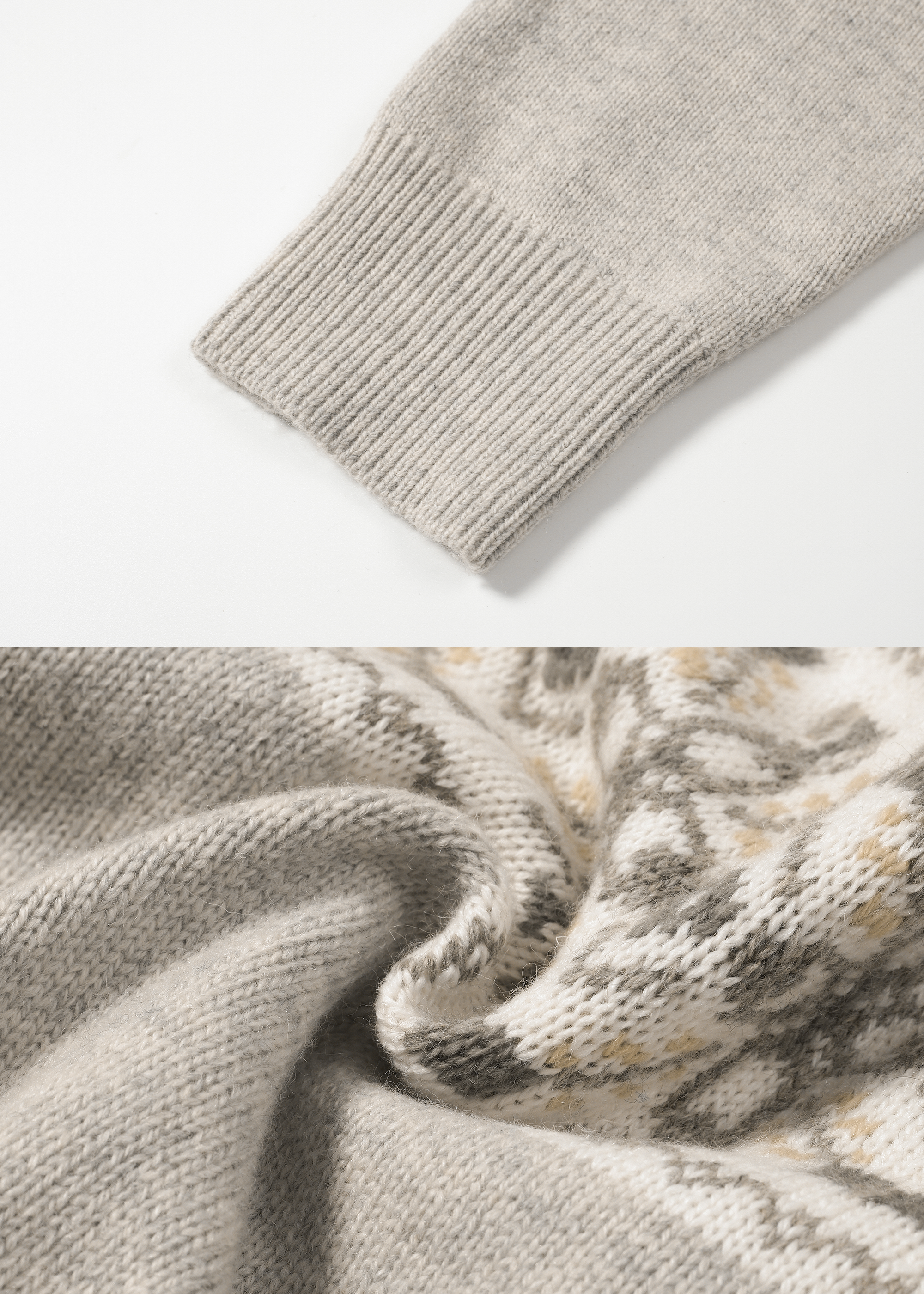 Fair Isle Jacquard Wool-Blend Cardigan