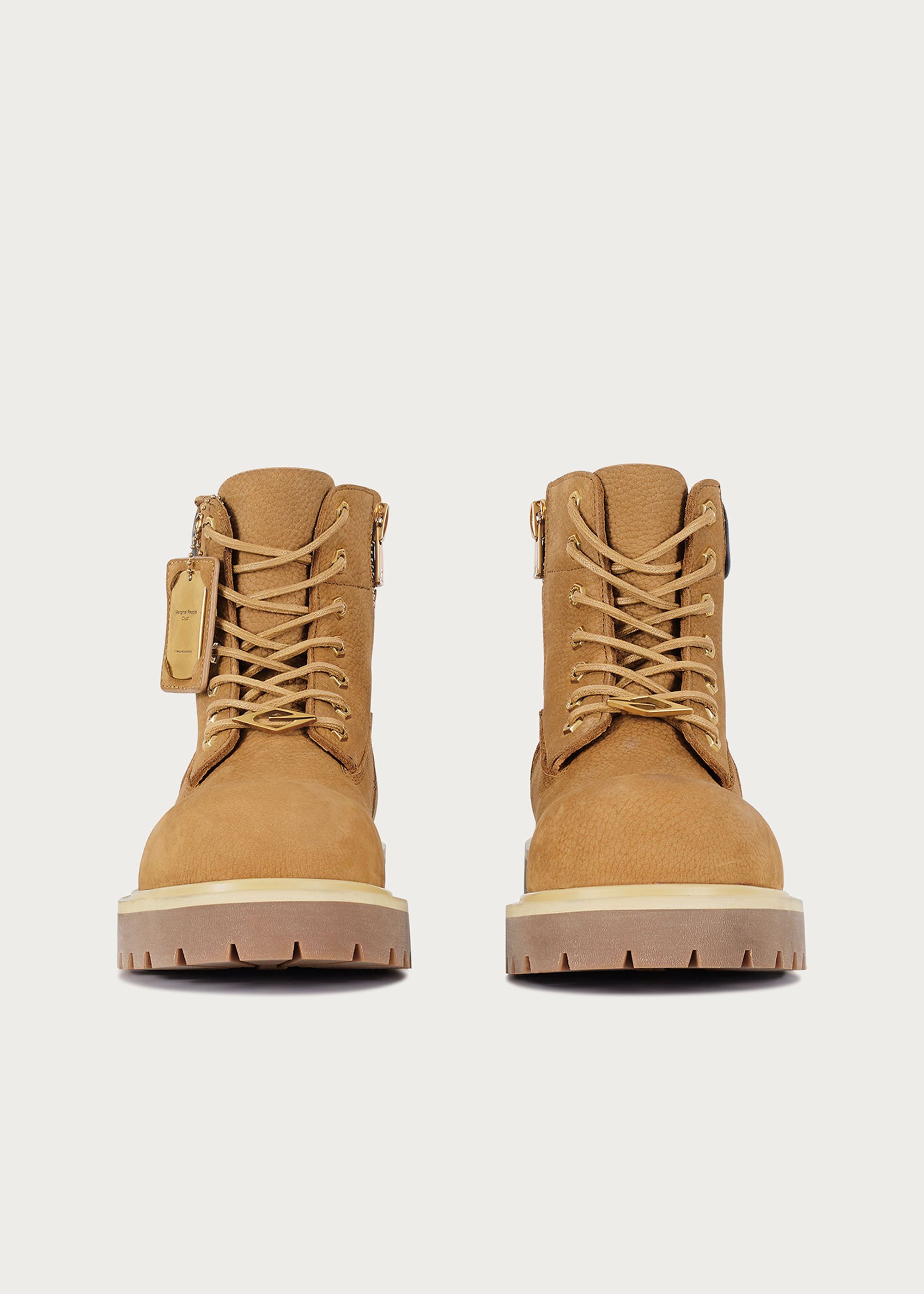 Workwear Cowhide boots Khaki