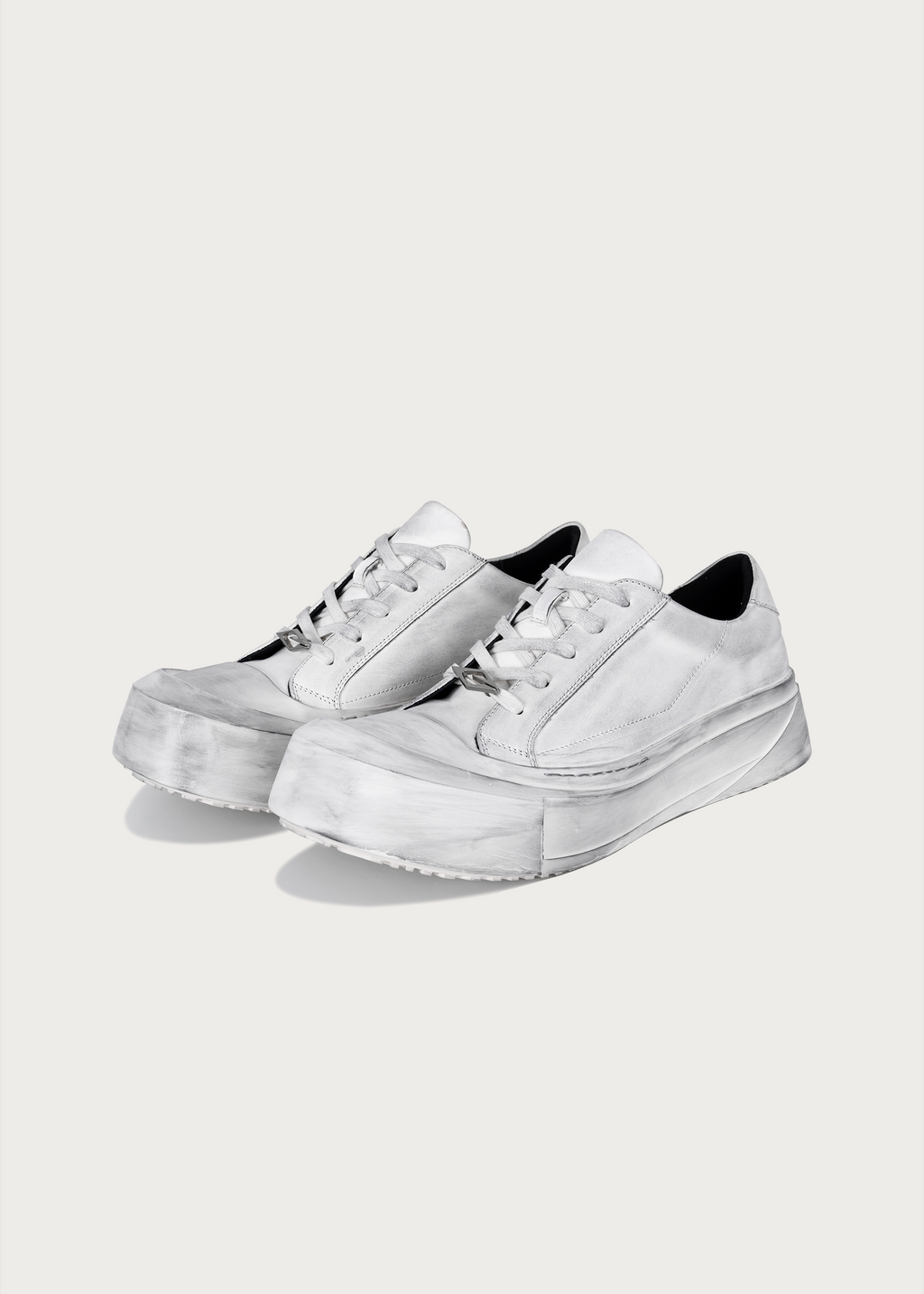 Lake Moon Skateboard Shoes Dirty White