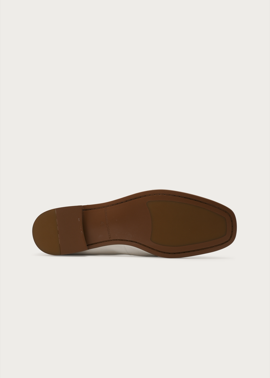 Dune Camel Leather Loafers White