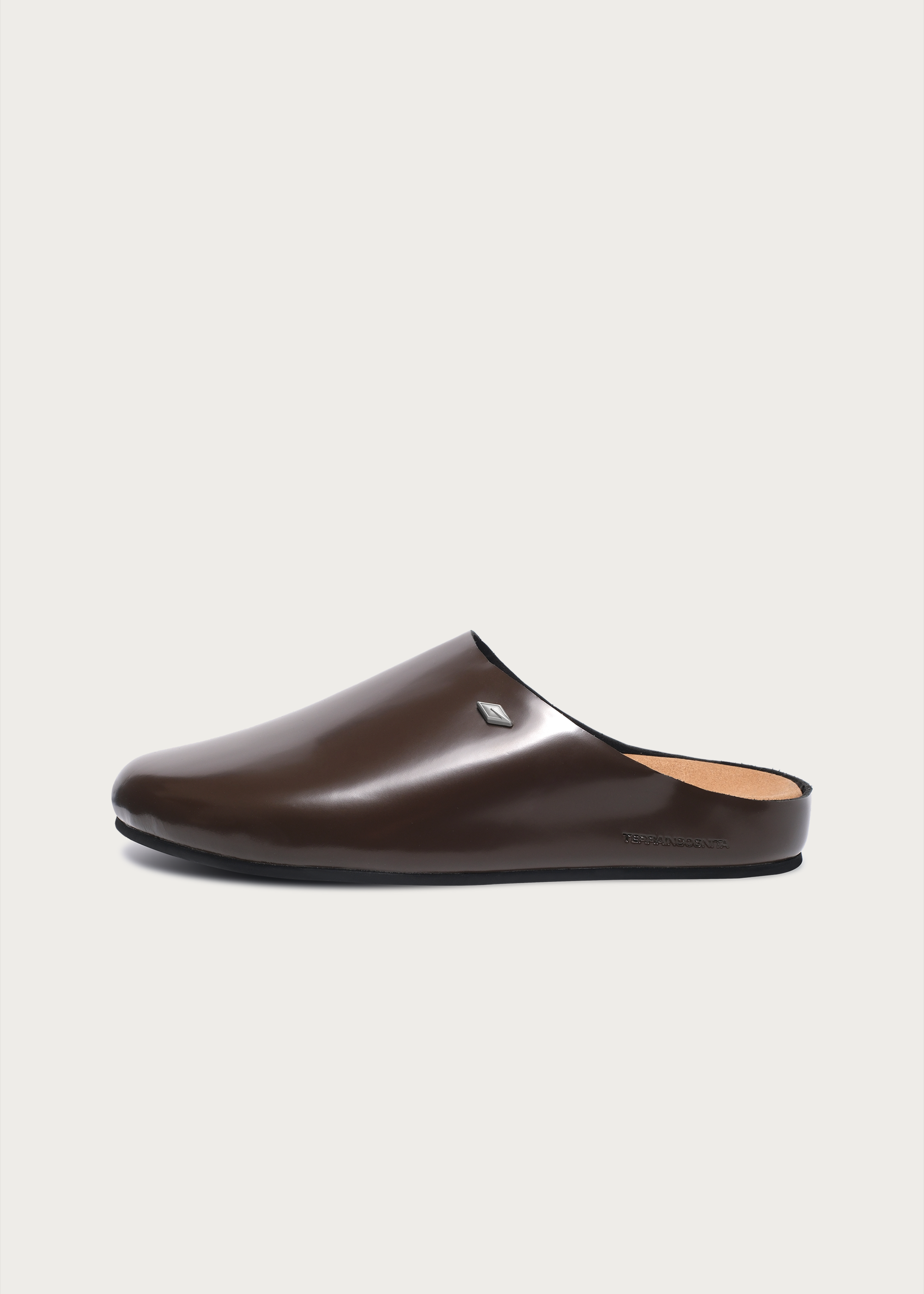 Clogs"Star emblem3.0"Glossy-brown