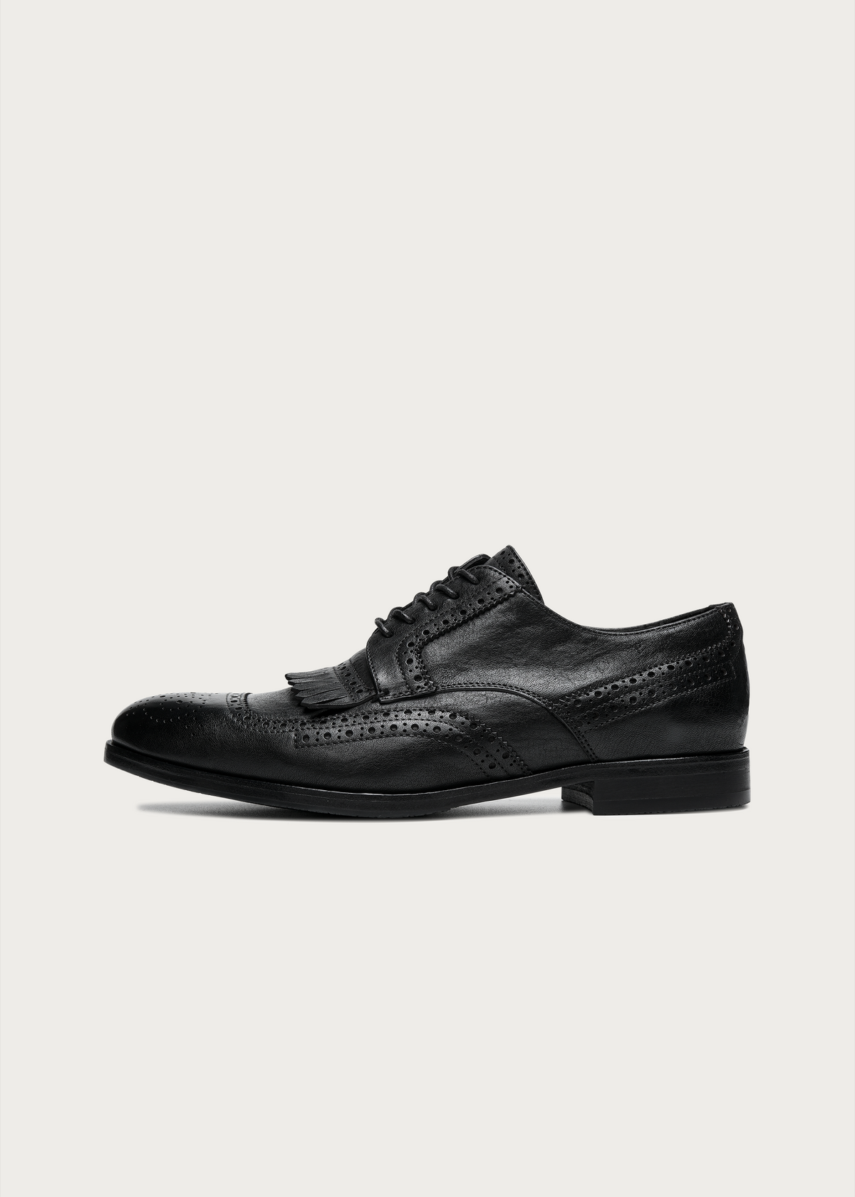 Vardon Kiltie Brogue Leather Derby Shoes