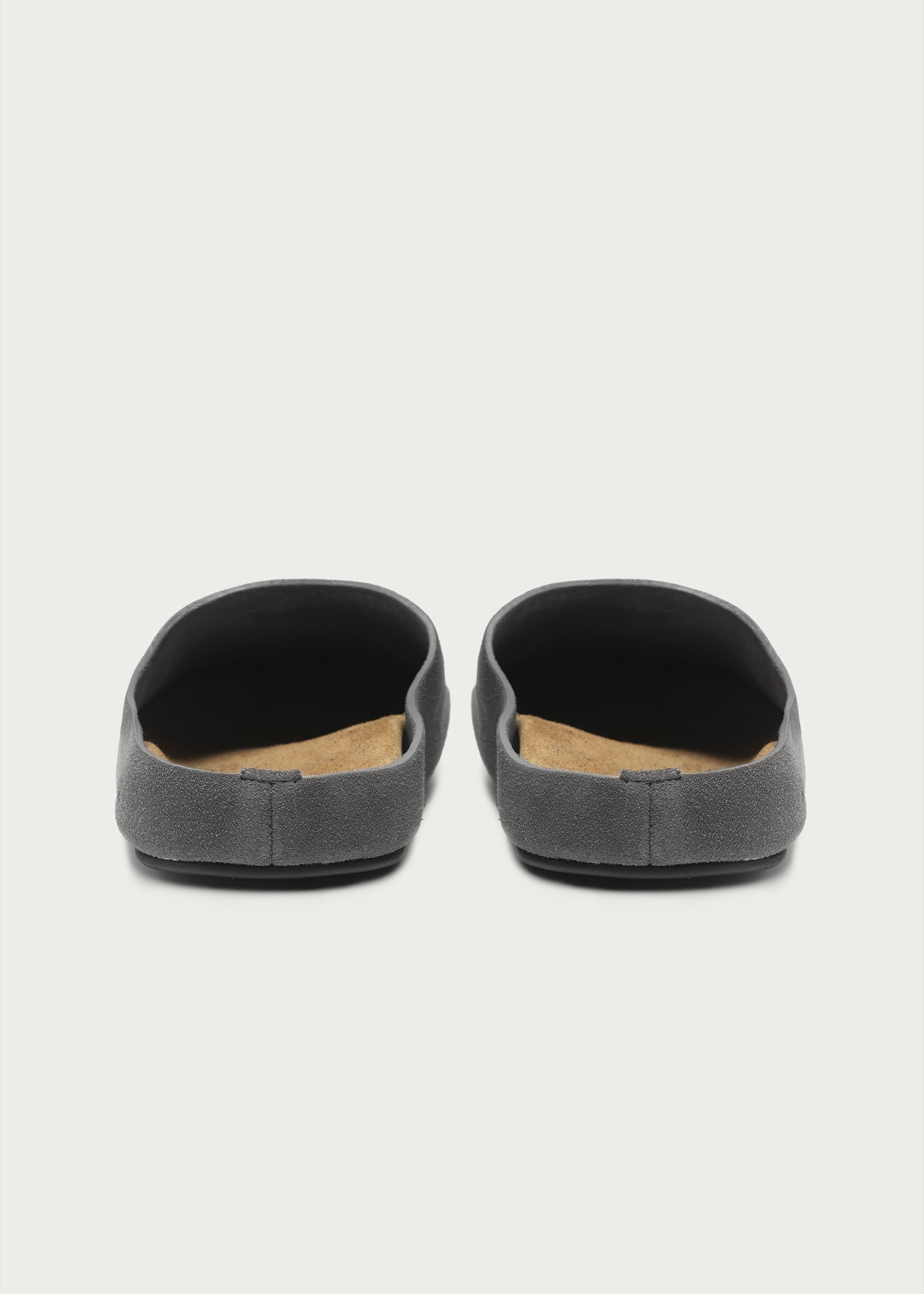 Suede Clogs "Cloud-Feel" Smog Gray